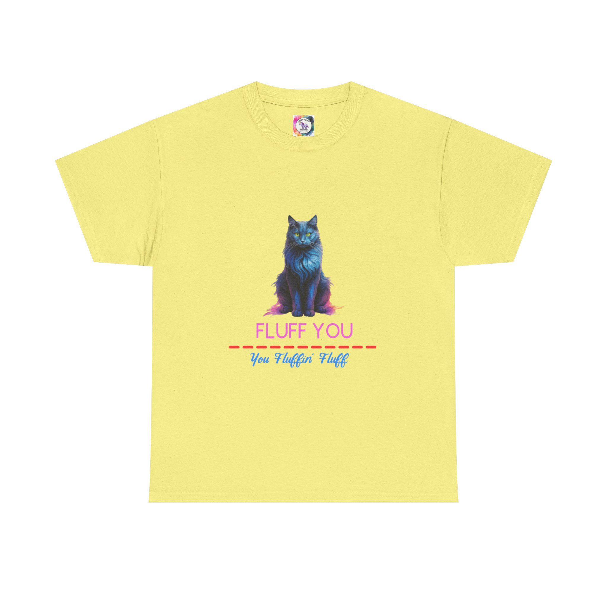 Funny Cat Lovers Tee, Gift for Cat Owners, Cute Humor Shirt, Fluff You Tee, Pet Lover Apparel, Casual Cotton T-Shirt - Image 13