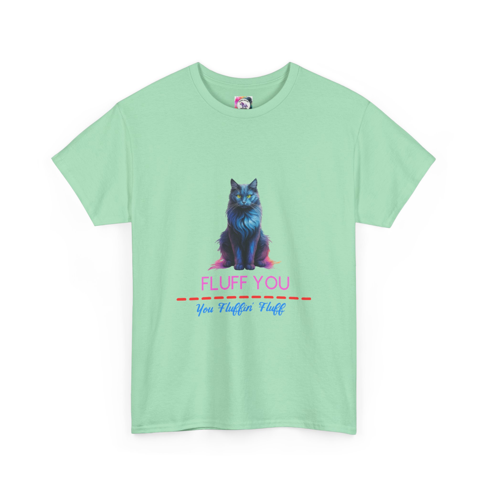 Funny Cat Lovers Tee, Gift for Cat Owners, Cute Humor Shirt, Fluff You Tee, Pet Lover Apparel, Casual Cotton T-Shirt - Image 19
