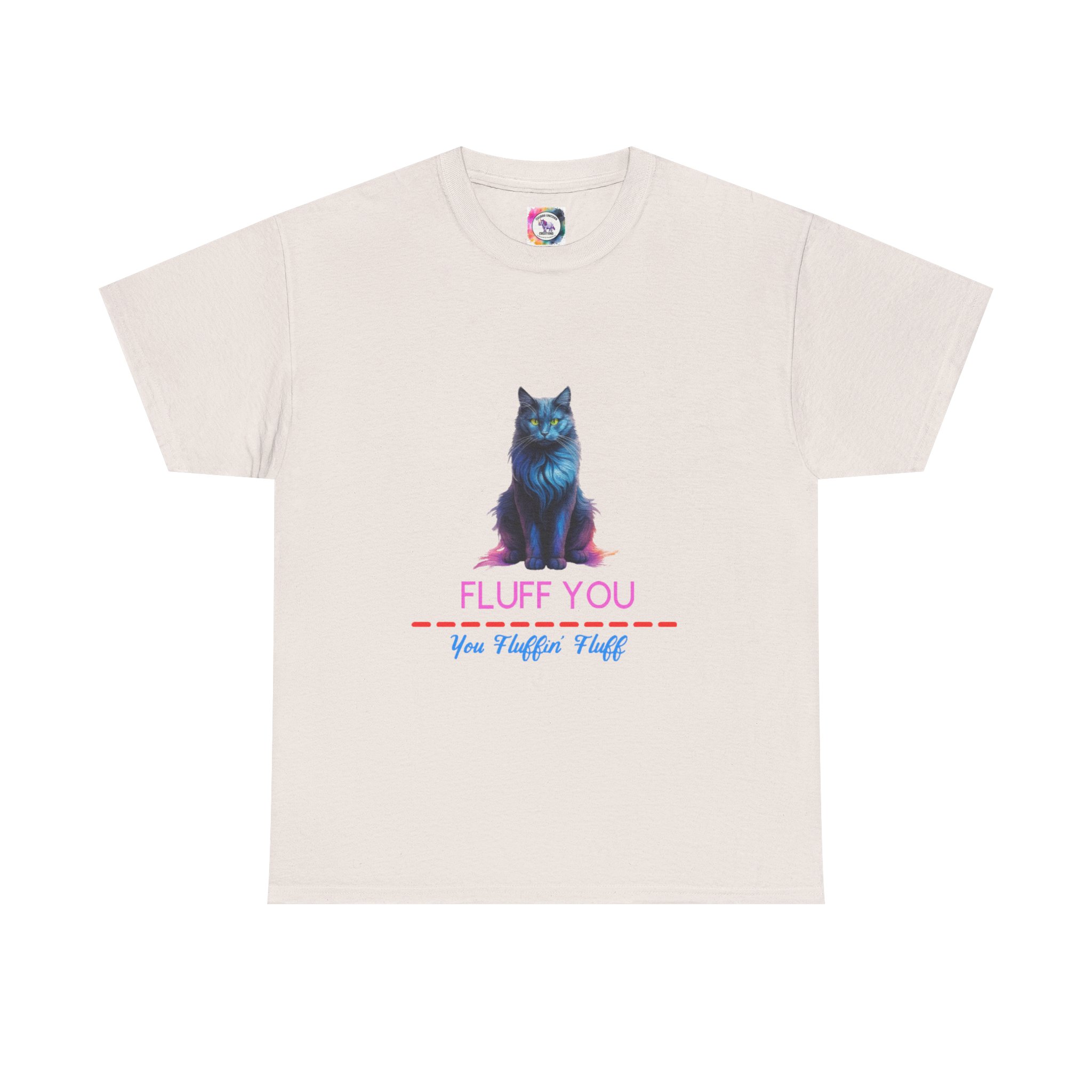Funny Cat Lovers Tee, Gift for Cat Owners, Cute Humor Shirt, Fluff You Tee, Pet Lover Apparel, Casual Cotton T-Shirt - Image 9