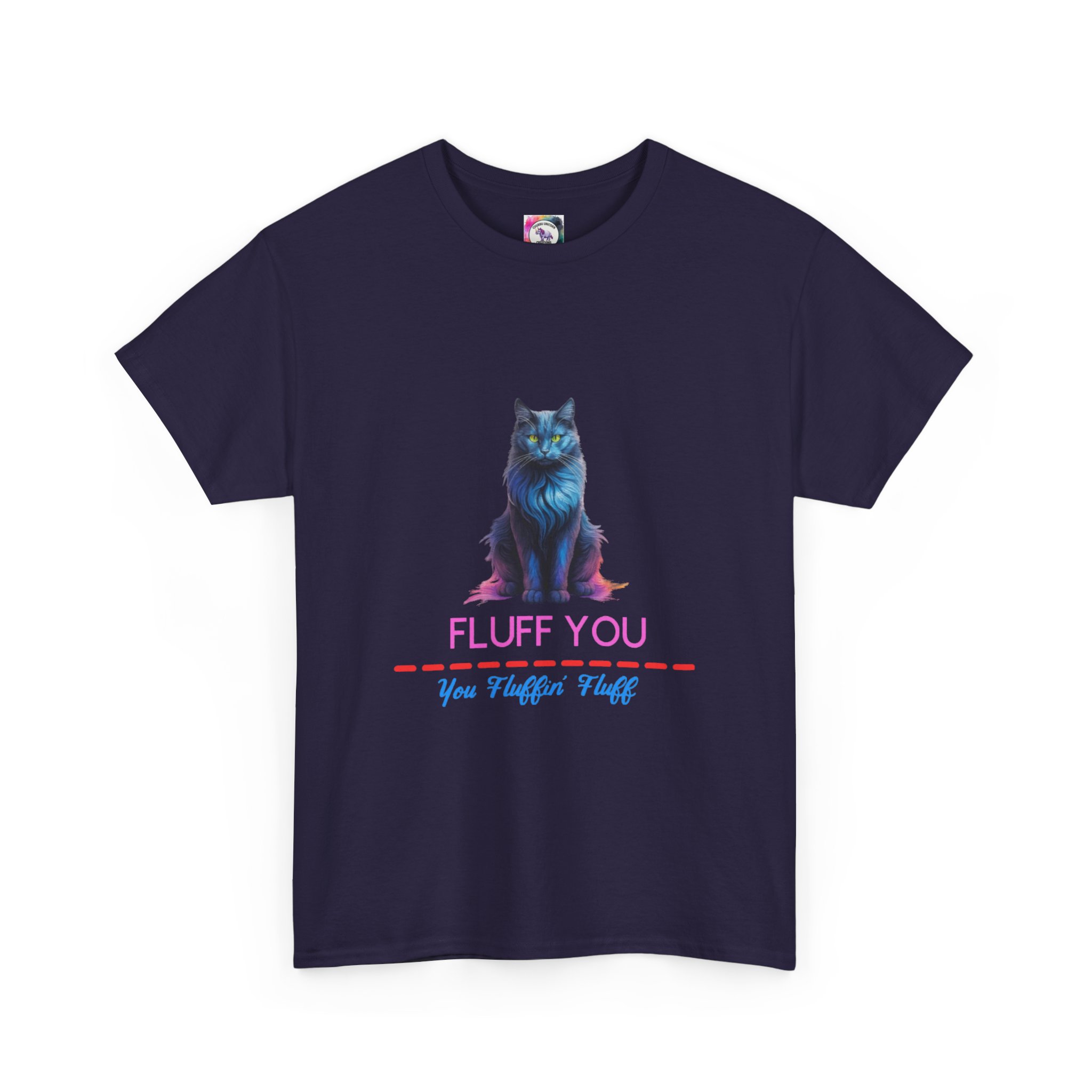 Funny Cat Lovers Tee, Gift for Cat Owners, Cute Humor Shirt, Fluff You Tee, Pet Lover Apparel, Casual Cotton T-Shirt - Image 27