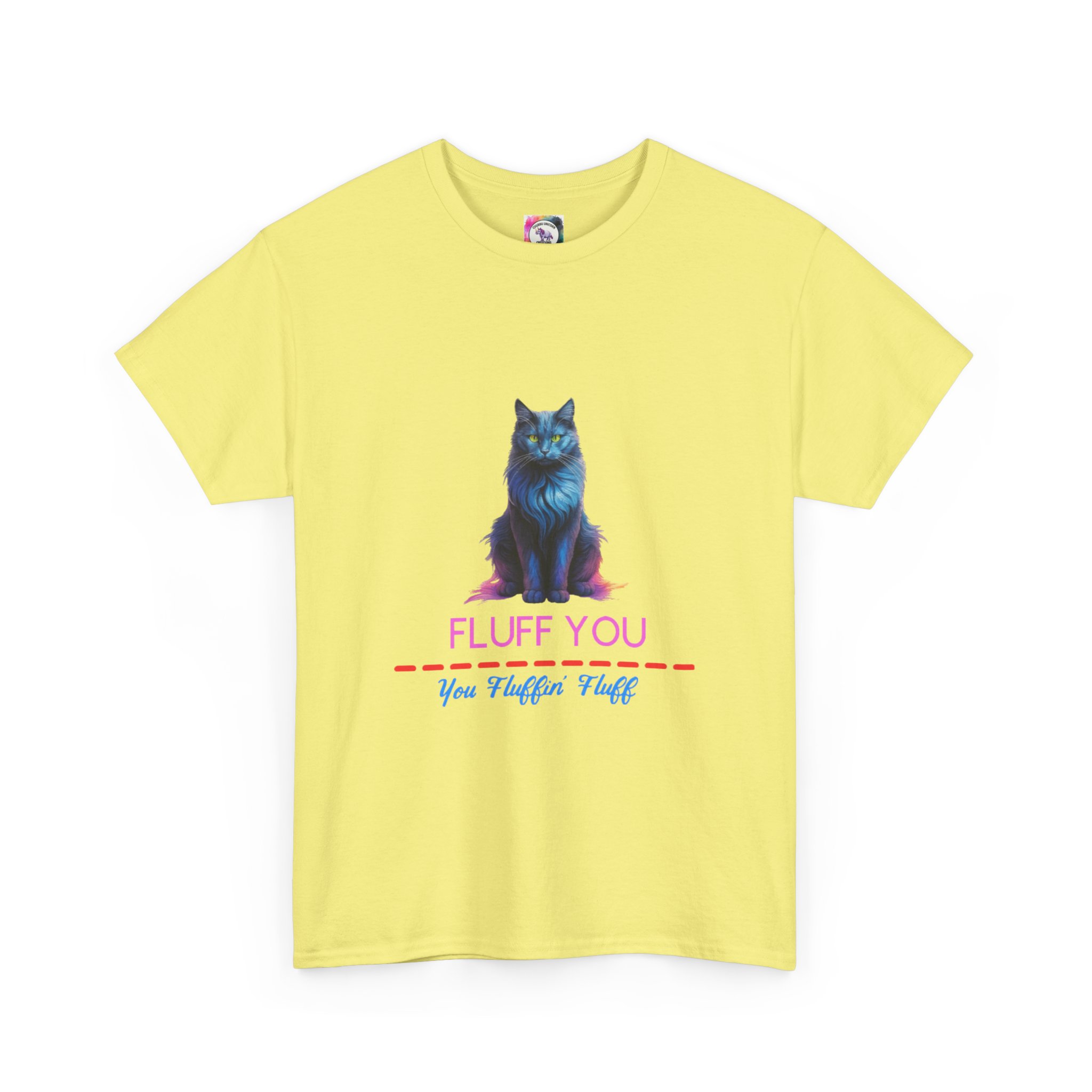 Funny Cat Lovers Tee, Gift for Cat Owners, Cute Humor Shirt, Fluff You Tee, Pet Lover Apparel, Casual Cotton T-Shirt - Image 15