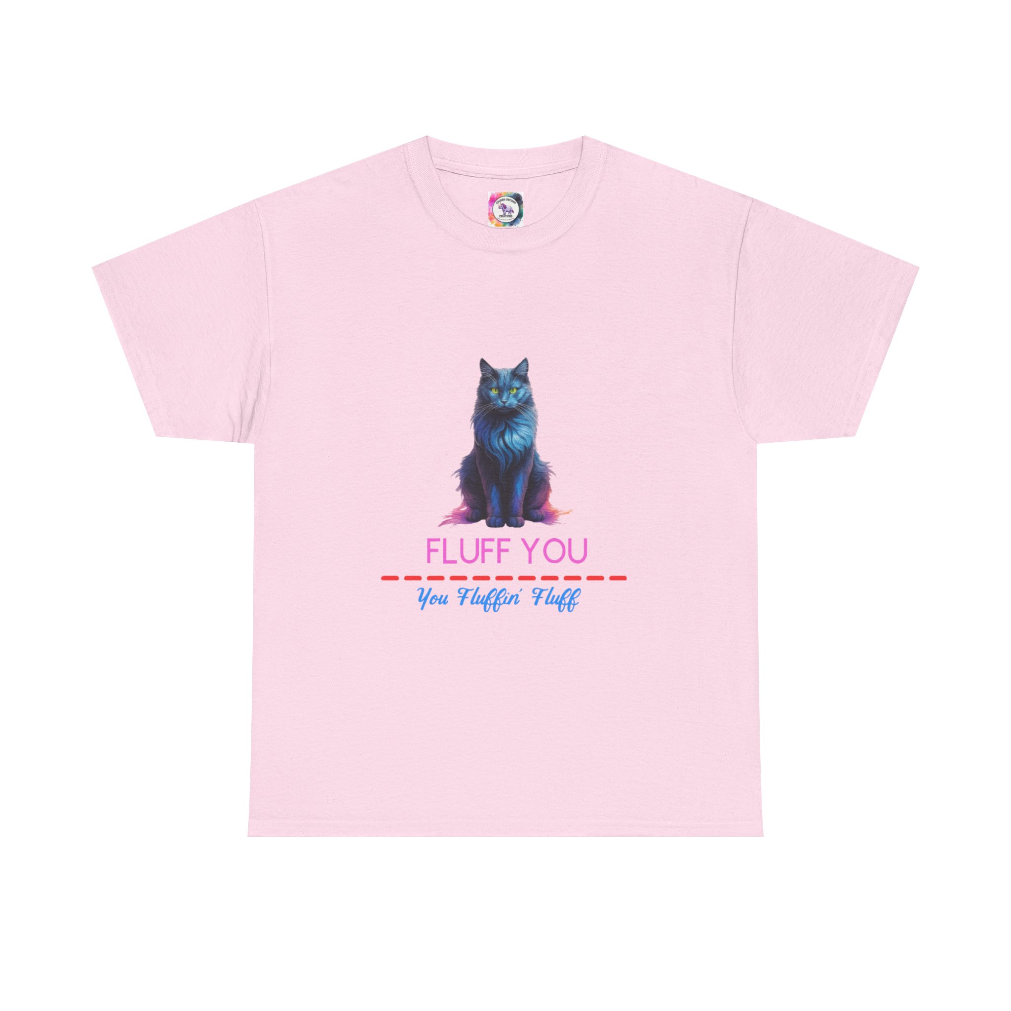 Funny Cat Lovers Tee, Gift for Cat Owners, Cute Humor Shirt, Fluff You Tee, Pet Lover Apparel, Casual Cotton T-Shirt - Image 29