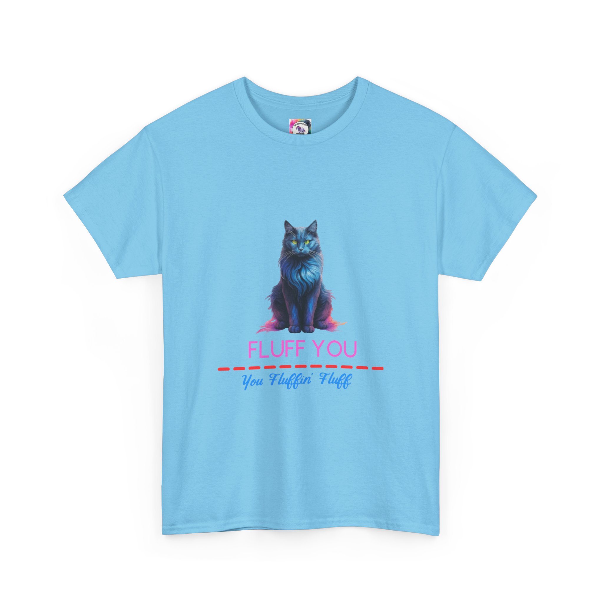 Funny Cat Lovers Tee, Gift for Cat Owners, Cute Humor Shirt, Fluff You Tee, Pet Lover Apparel, Casual Cotton T-Shirt - Image 23