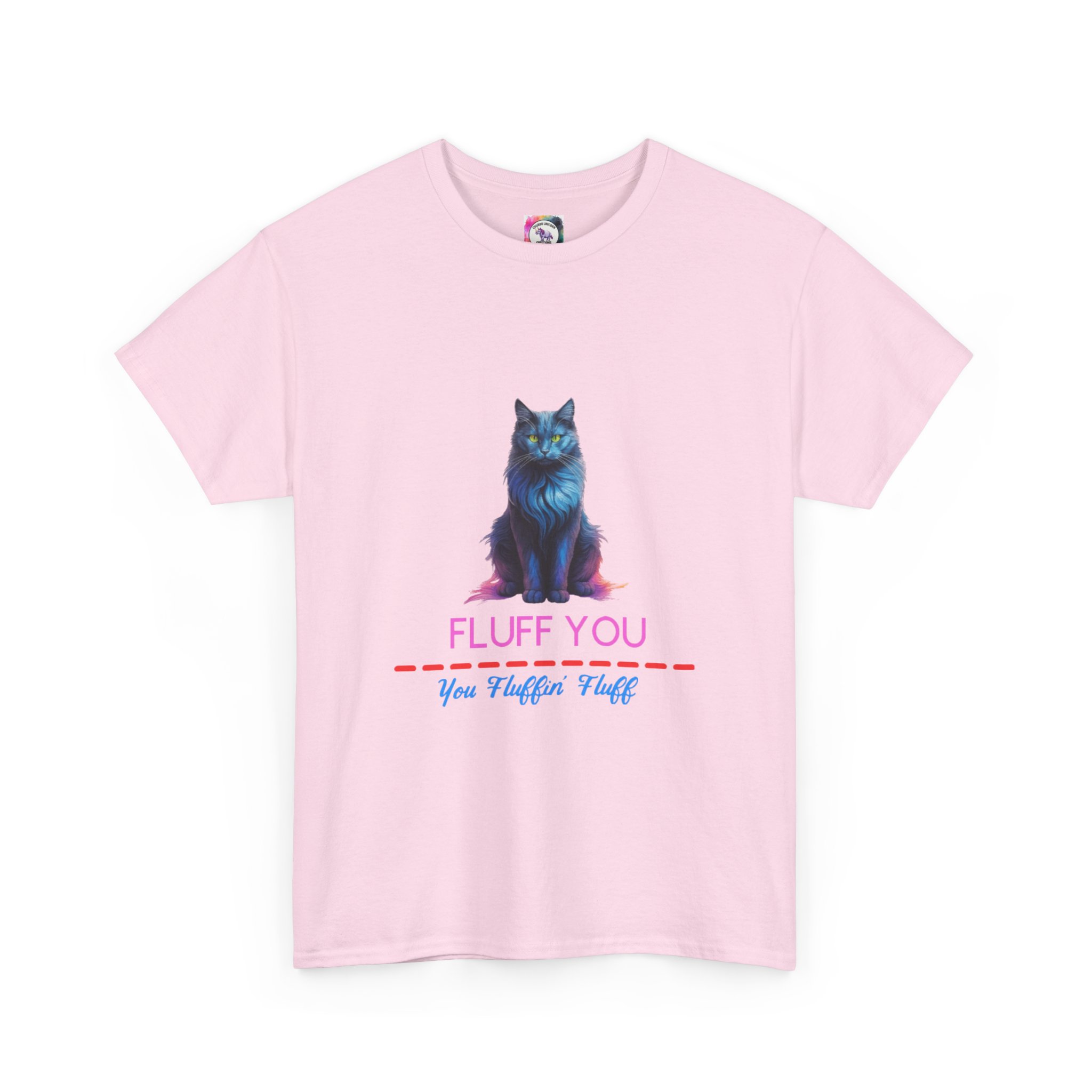 Funny Cat Lovers Tee, Gift for Cat Owners, Cute Humor Shirt, Fluff You Tee, Pet Lover Apparel, Casual Cotton T-Shirt - Image 31