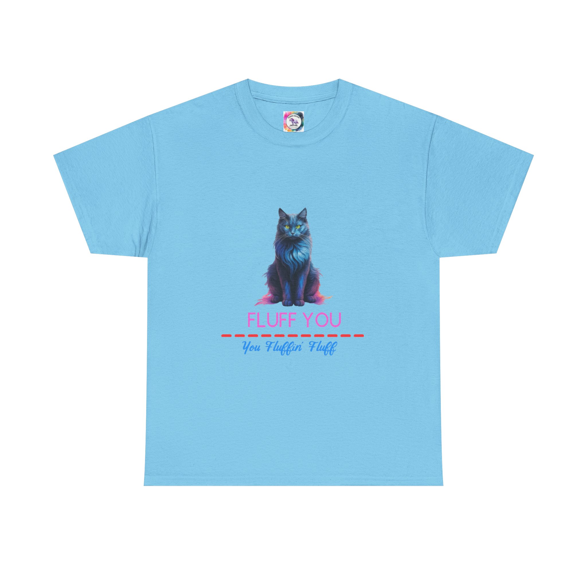Funny Cat Lovers Tee, Gift for Cat Owners, Cute Humor Shirt, Fluff You Tee, Pet Lover Apparel, Casual Cotton T-Shirt - Image 21