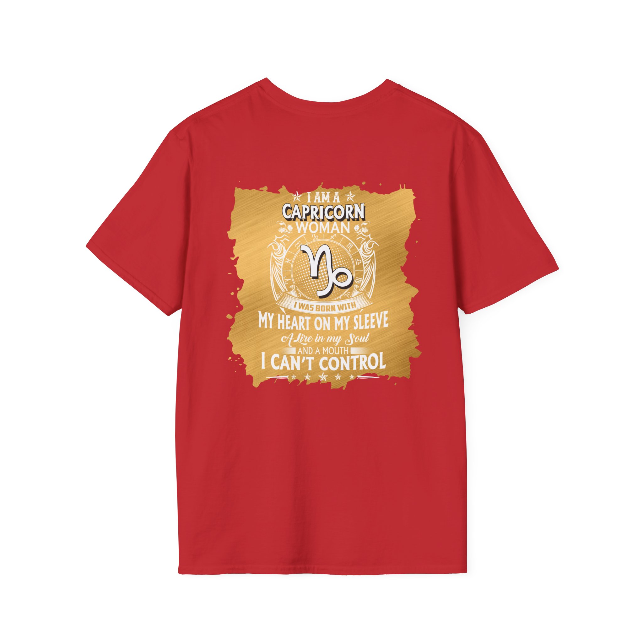Capricorn Zodiac T-Shirt — Mystical Capricorn Woman Astrology Tee (I’m a Capricorn Woman: My Heart on My Sleeve) - Image 46