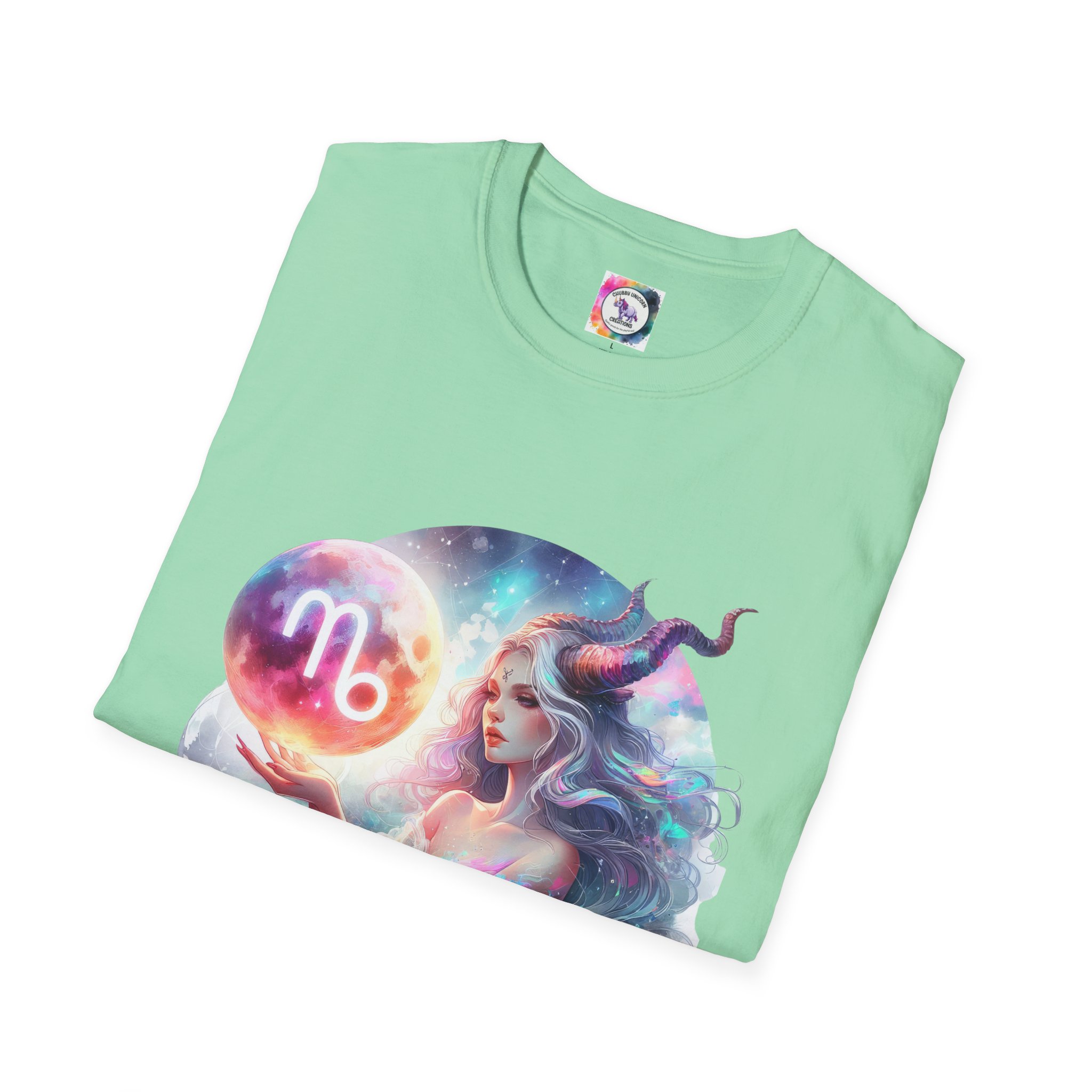 Capricorn Zodiac T-Shirt — Mystical Capricorn Woman Astrology Tee (I’m a Capricorn Woman: My Heart on My Sleeve) - Image 32