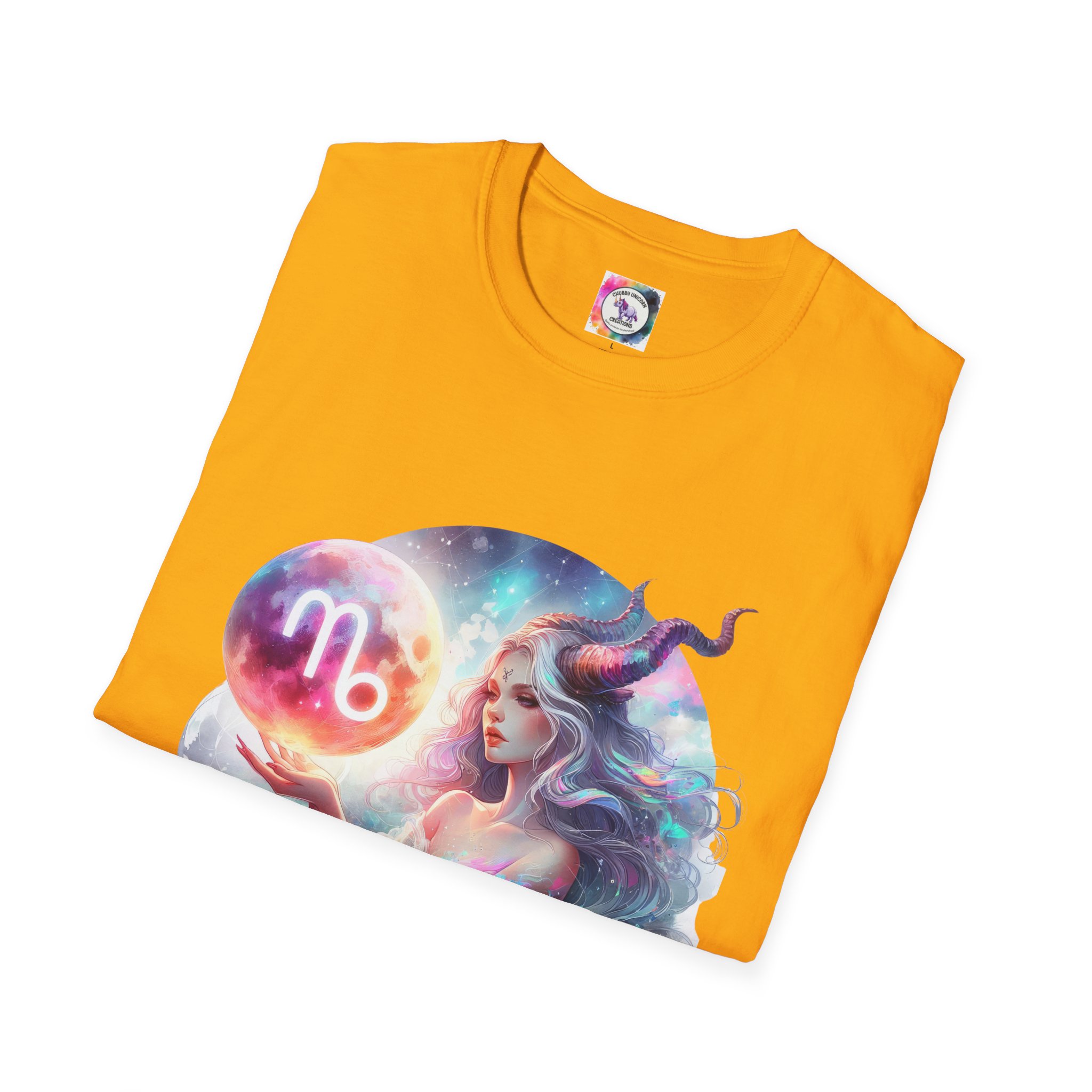 Capricorn Zodiac T-Shirt — Mystical Capricorn Woman Astrology Tee (I’m a Capricorn Woman: My Heart on My Sleeve) - Image 24