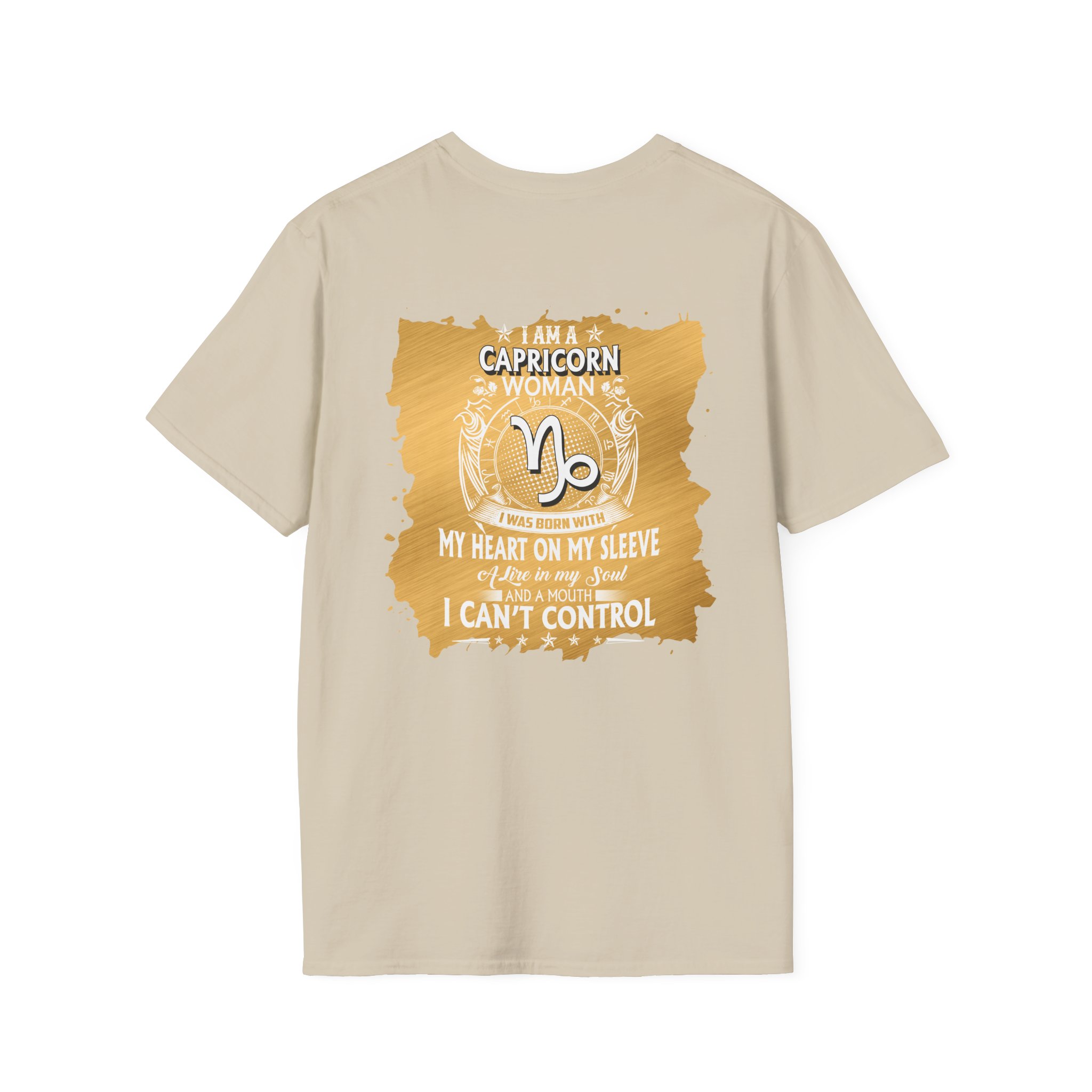 Capricorn Zodiac T-Shirt — Mystical Capricorn Woman Astrology Tee (I’m a Capricorn Woman: My Heart on My Sleeve) - Image 14