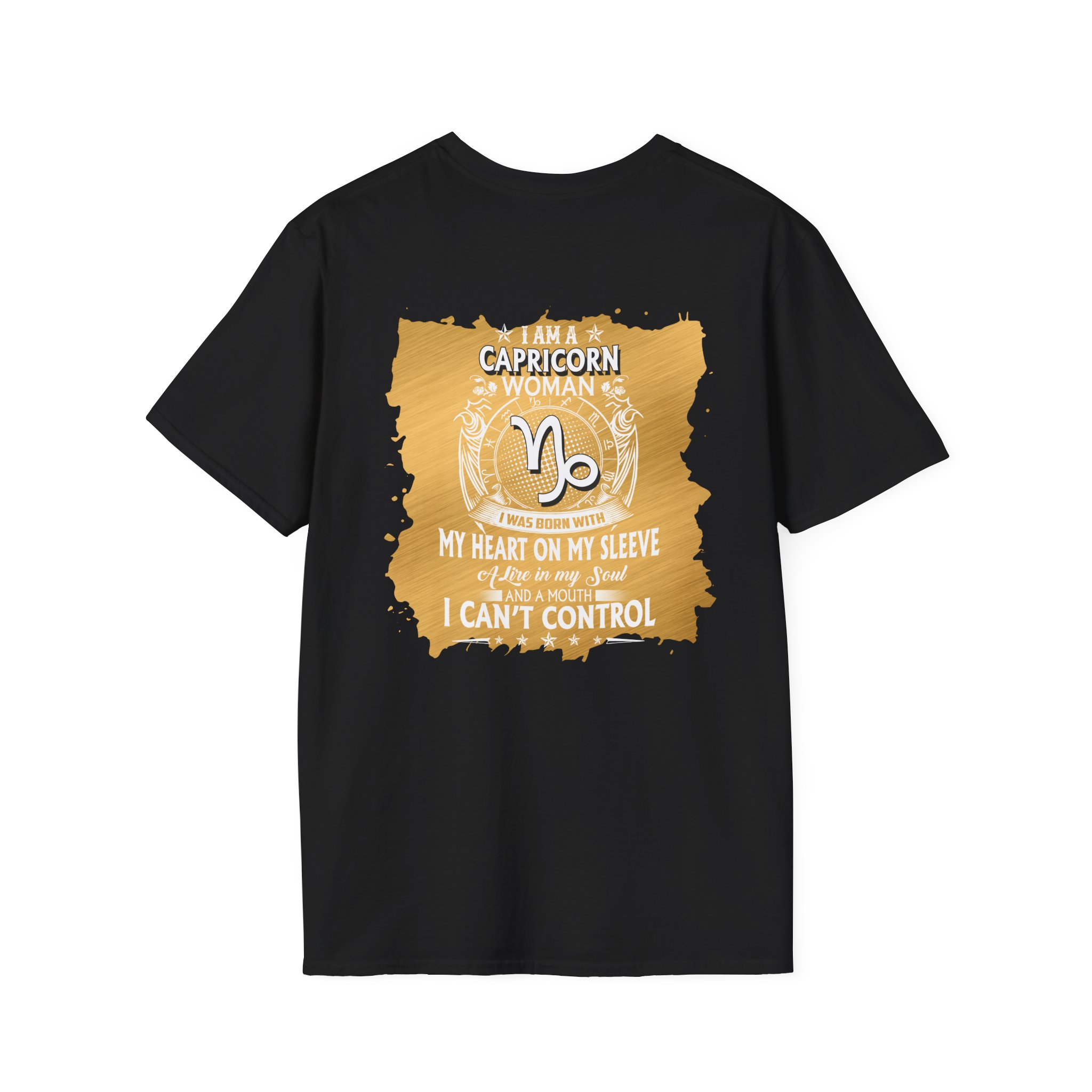Capricorn Zodiac T-Shirt — Mystical Capricorn Woman Astrology Tee (I’m a Capricorn Woman: My Heart on My Sleeve) - Image 10