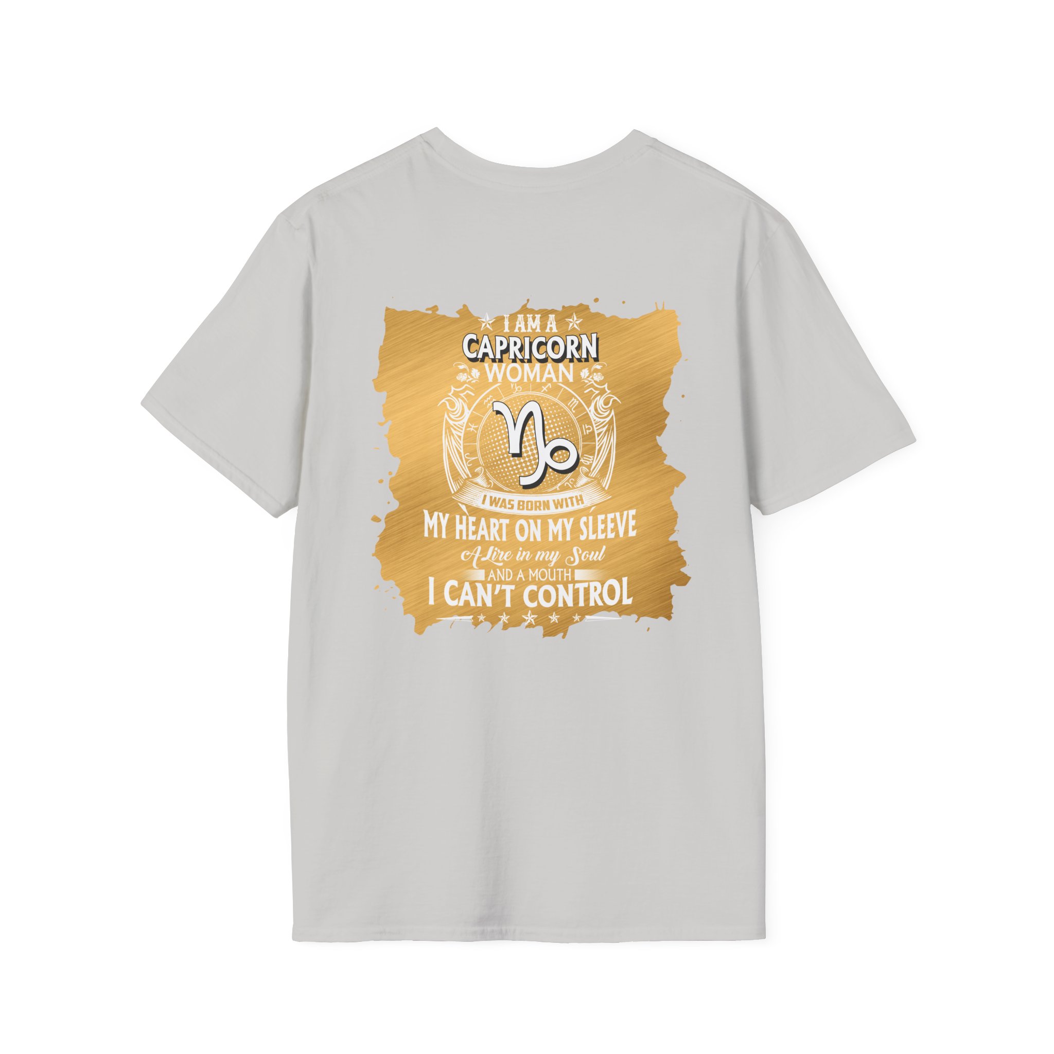 Capricorn Zodiac T-Shirt — Mystical Capricorn Woman Astrology Tee (I’m a Capricorn Woman: My Heart on My Sleeve) - Image 18