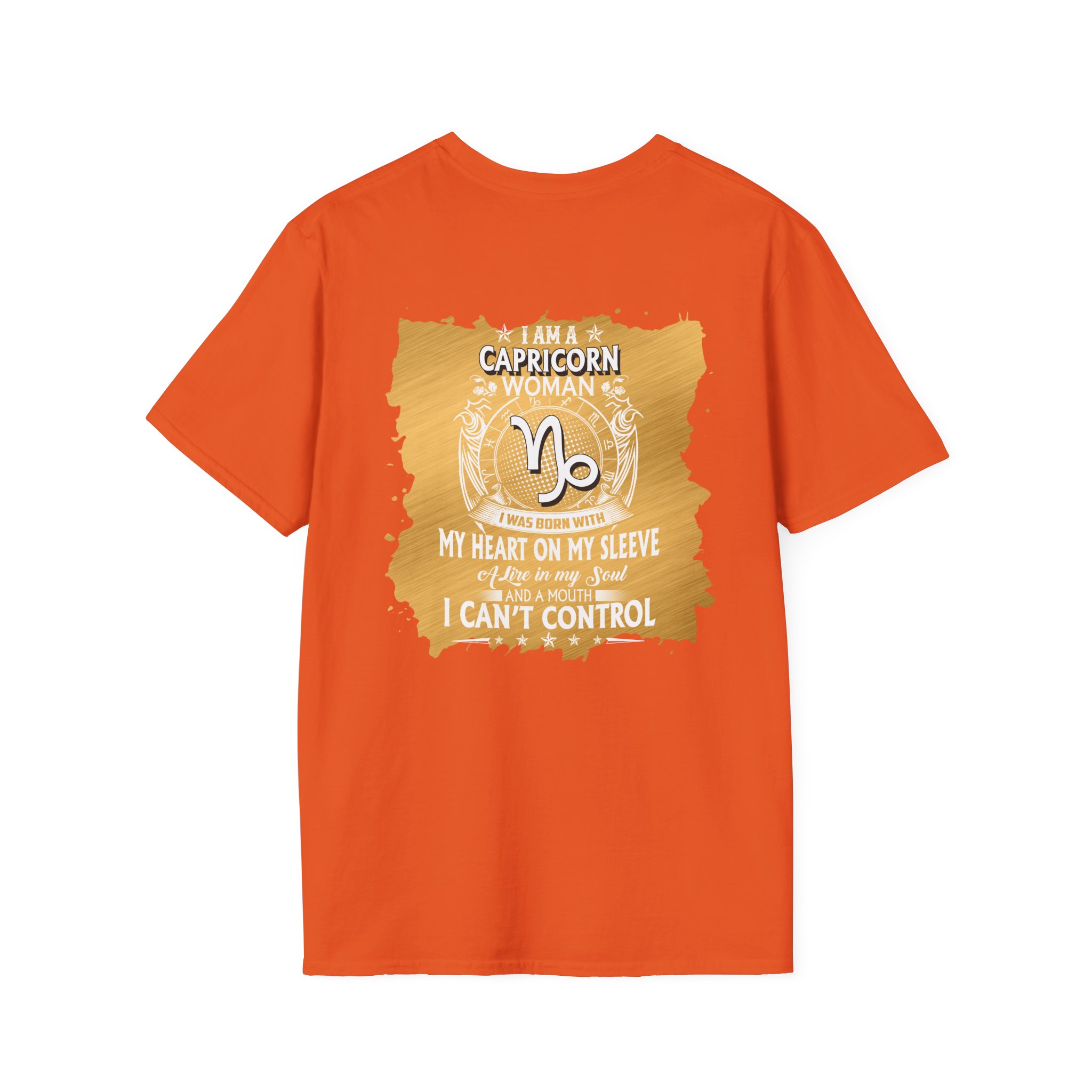 Capricorn Zodiac T-Shirt — Mystical Capricorn Woman Astrology Tee (I’m a Capricorn Woman: My Heart on My Sleeve) - Image 26