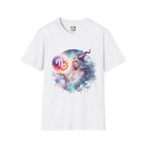 Capricorn Zodiac T-Shirt — Mystical Capricorn Woman Astrology Tee (I’m a Capricorn Woman: My Heart on My Sleeve)