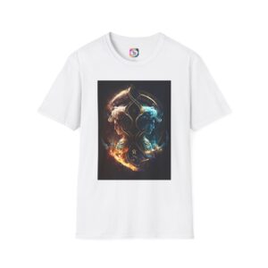 Gemini Zodiac T-Shirt — Dual Signs Fire & Ice Astrology Tee