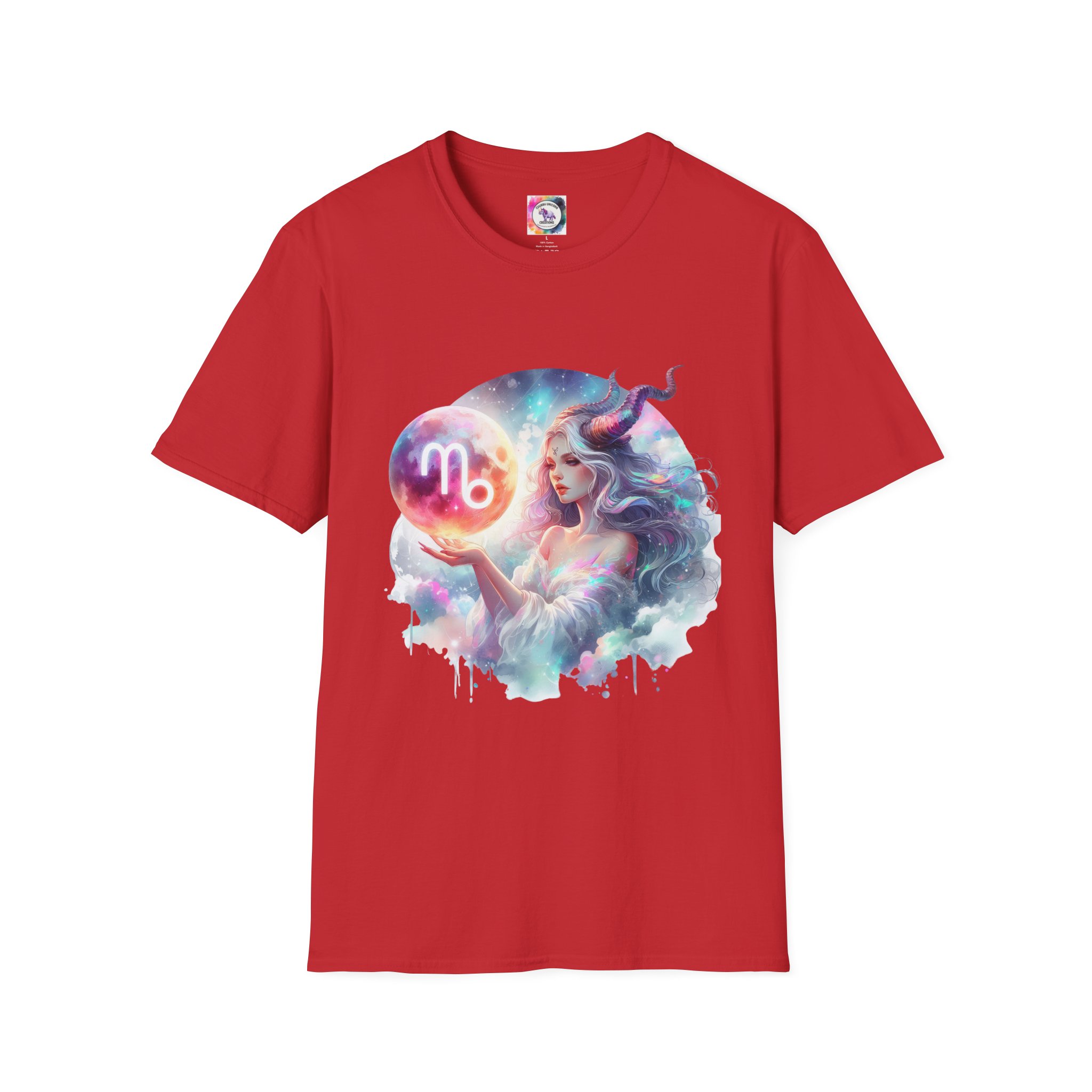 Capricorn Zodiac T-Shirt — Mystical Capricorn Woman Astrology Tee (I’m a Capricorn Woman: My Heart on My Sleeve) - Image 45