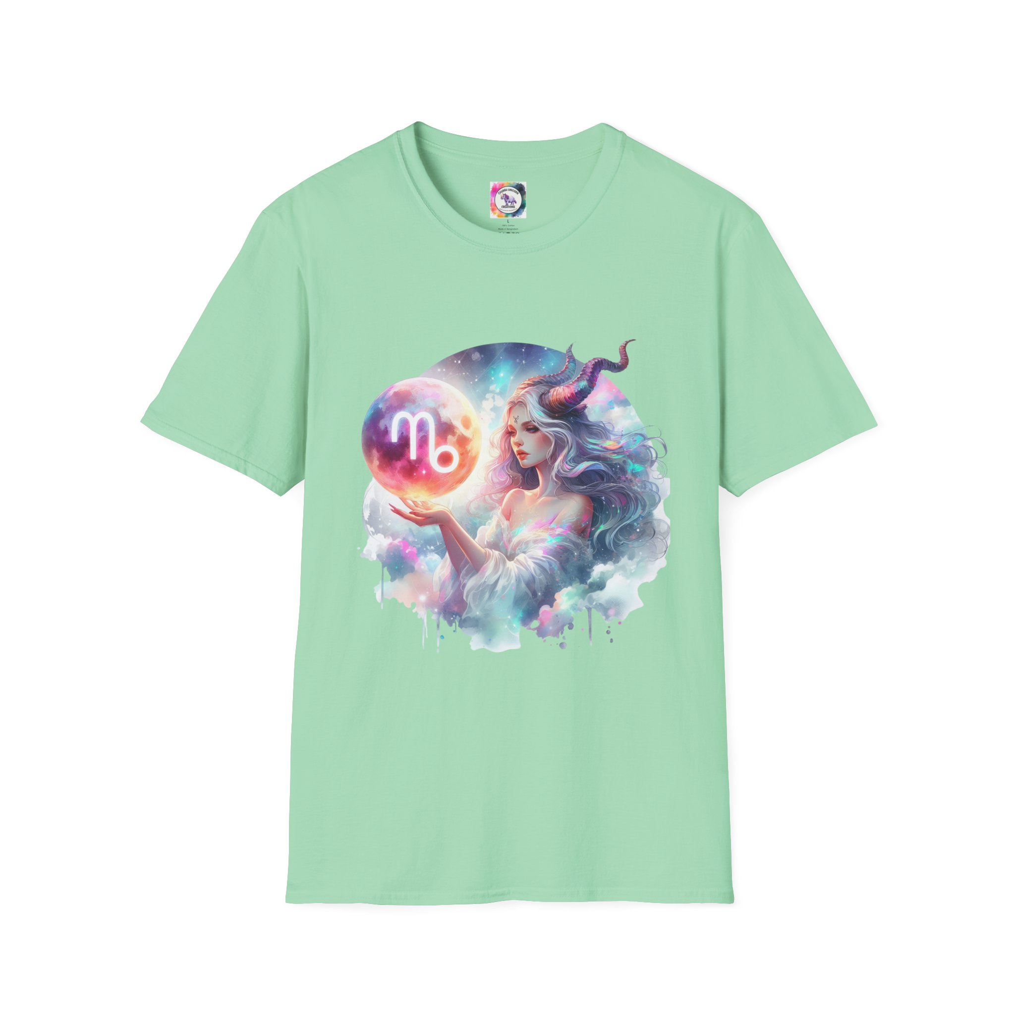 Capricorn Zodiac T-Shirt — Mystical Capricorn Woman Astrology Tee (I’m a Capricorn Woman: My Heart on My Sleeve) - Image 29
