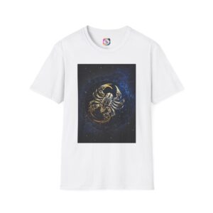 Scorpio Zodiac T-Shirt — Bold Gold Scorpion Astrology Tee