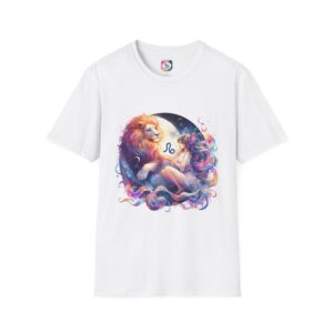 Leo Zodiac T-Shirt — Leo Woman Horoscope Tee with 'My Heart on My Sleeve' Design