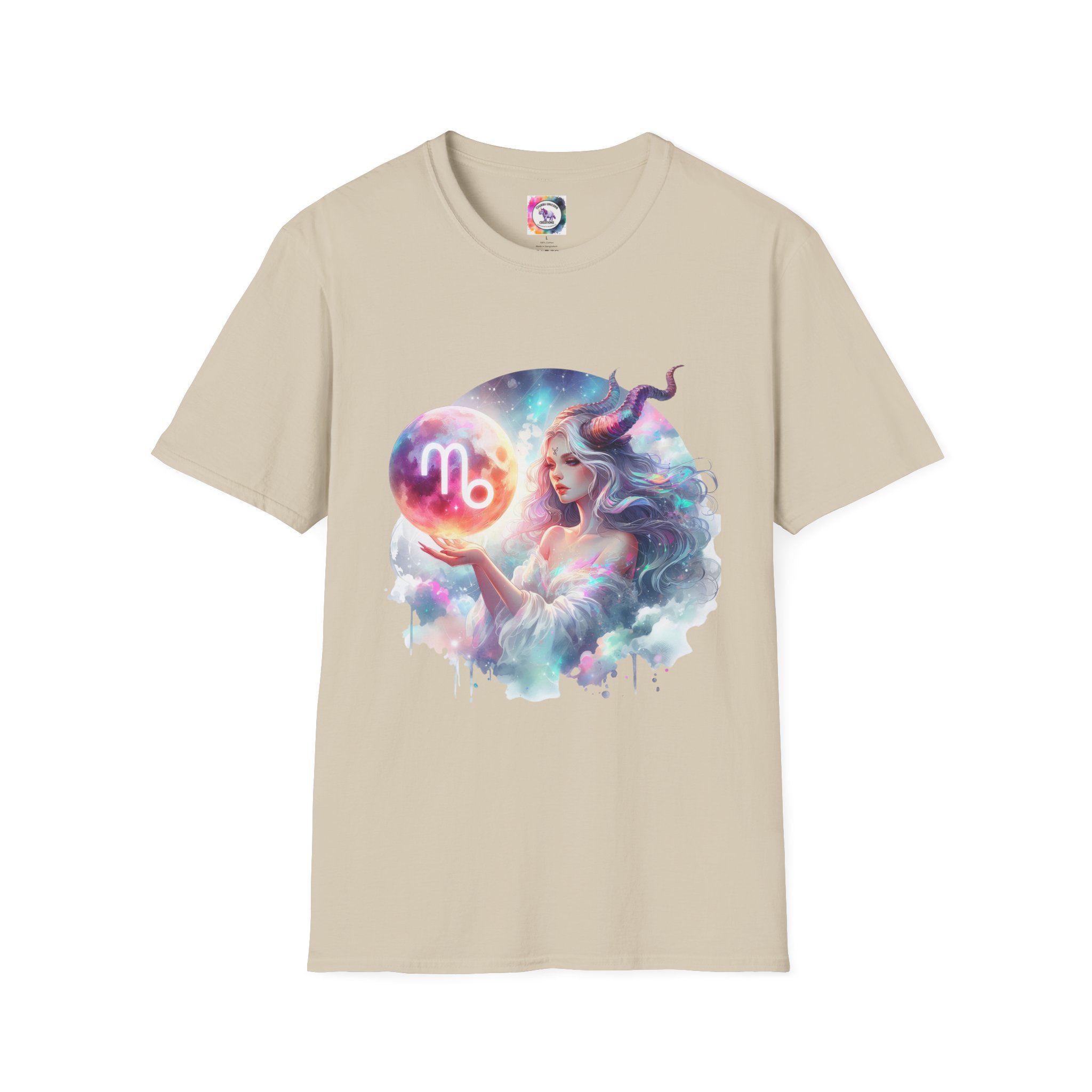 Capricorn Zodiac T-Shirt — Mystical Capricorn Woman Astrology Tee (I’m a Capricorn Woman: My Heart on My Sleeve) - Image 13