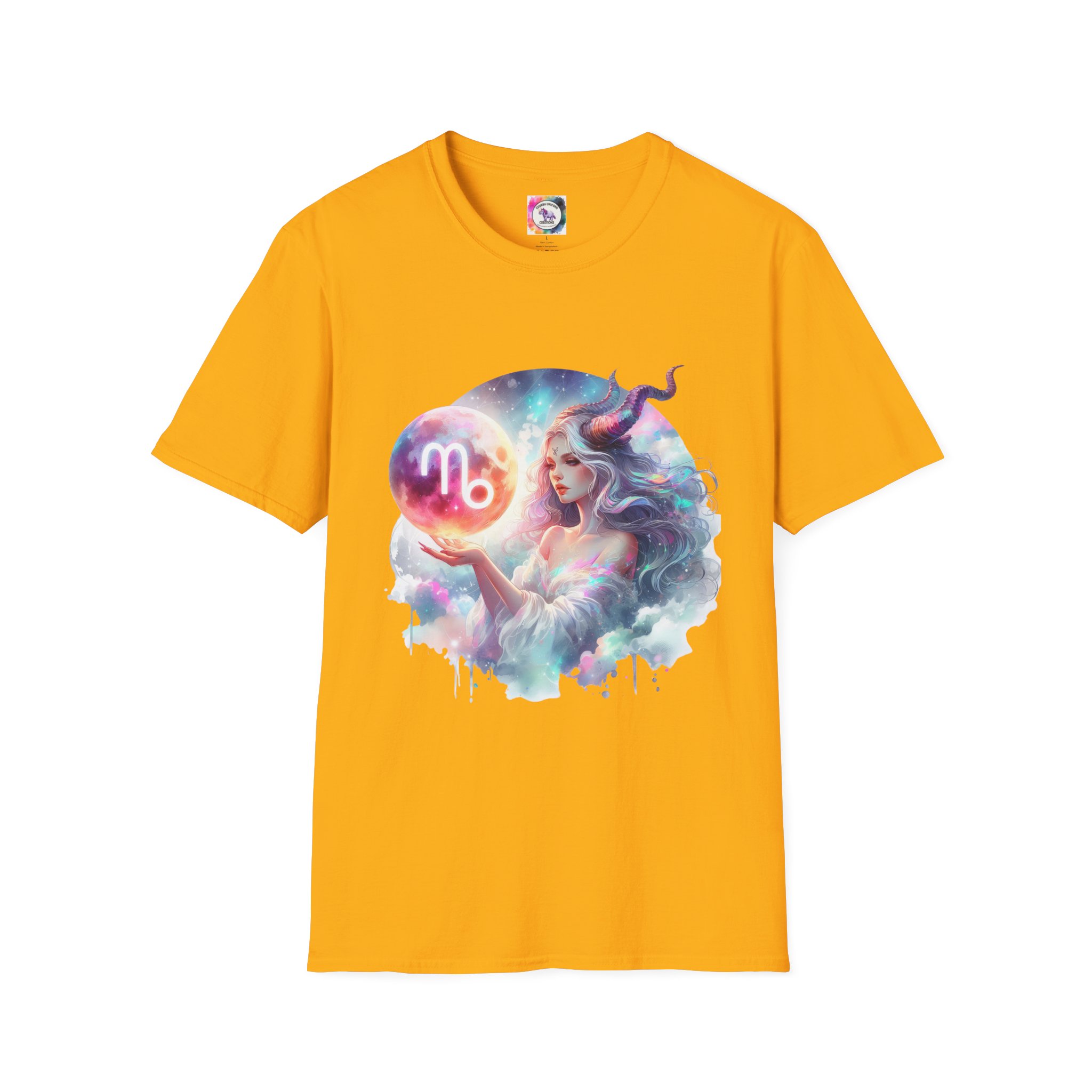 Capricorn Zodiac T-Shirt — Mystical Capricorn Woman Astrology Tee (I’m a Capricorn Woman: My Heart on My Sleeve) - Image 21