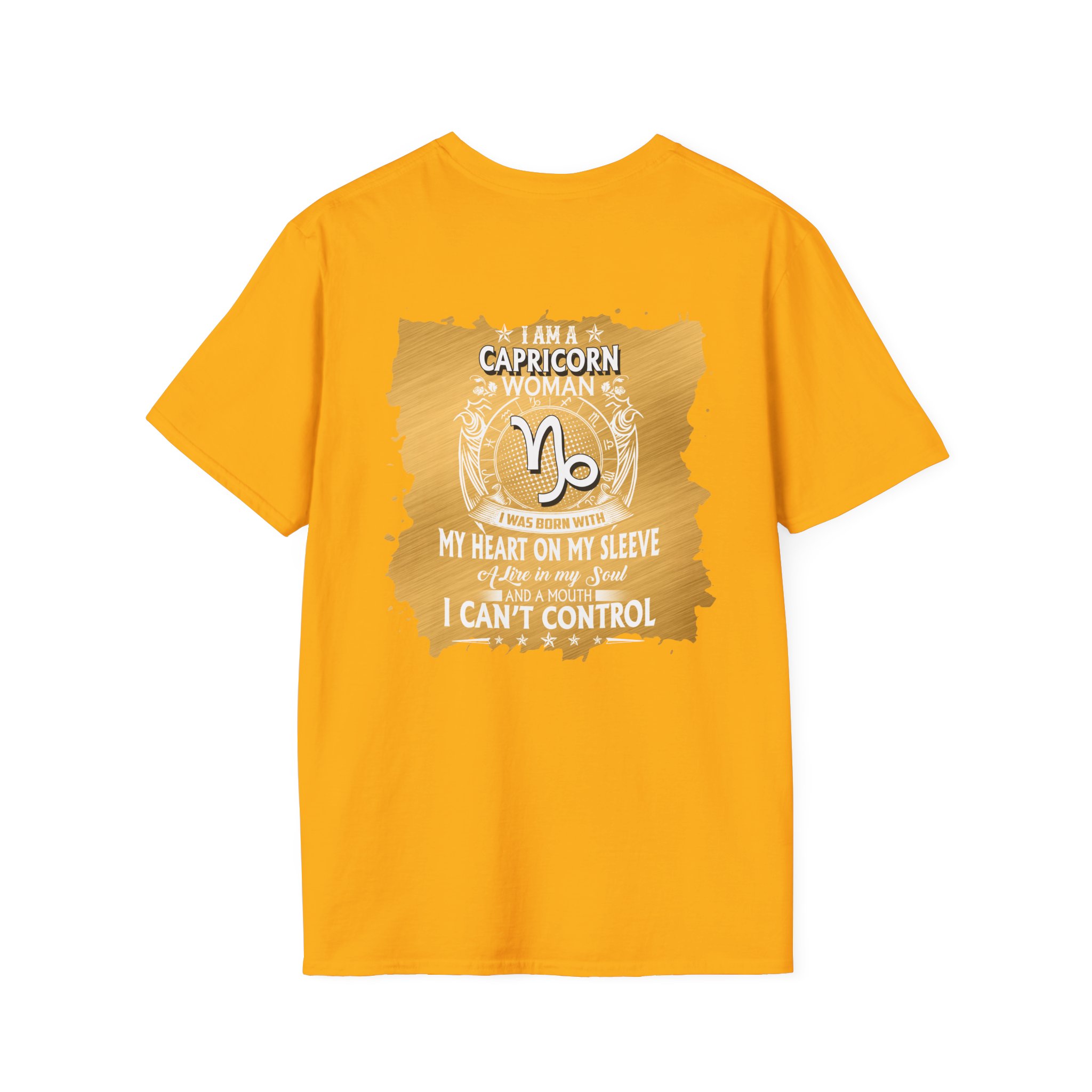 Capricorn Zodiac T-Shirt — Mystical Capricorn Woman Astrology Tee (I’m a Capricorn Woman: My Heart on My Sleeve) - Image 22