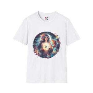 Pisces Woman Zodiac T-Shirt — Astrological Pisces Tee with 'I Am a Pisces Woman' Design