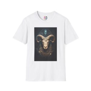 Aries Ram Graphic T-Shirt — Zodiac Sign Tee for Aries Fans