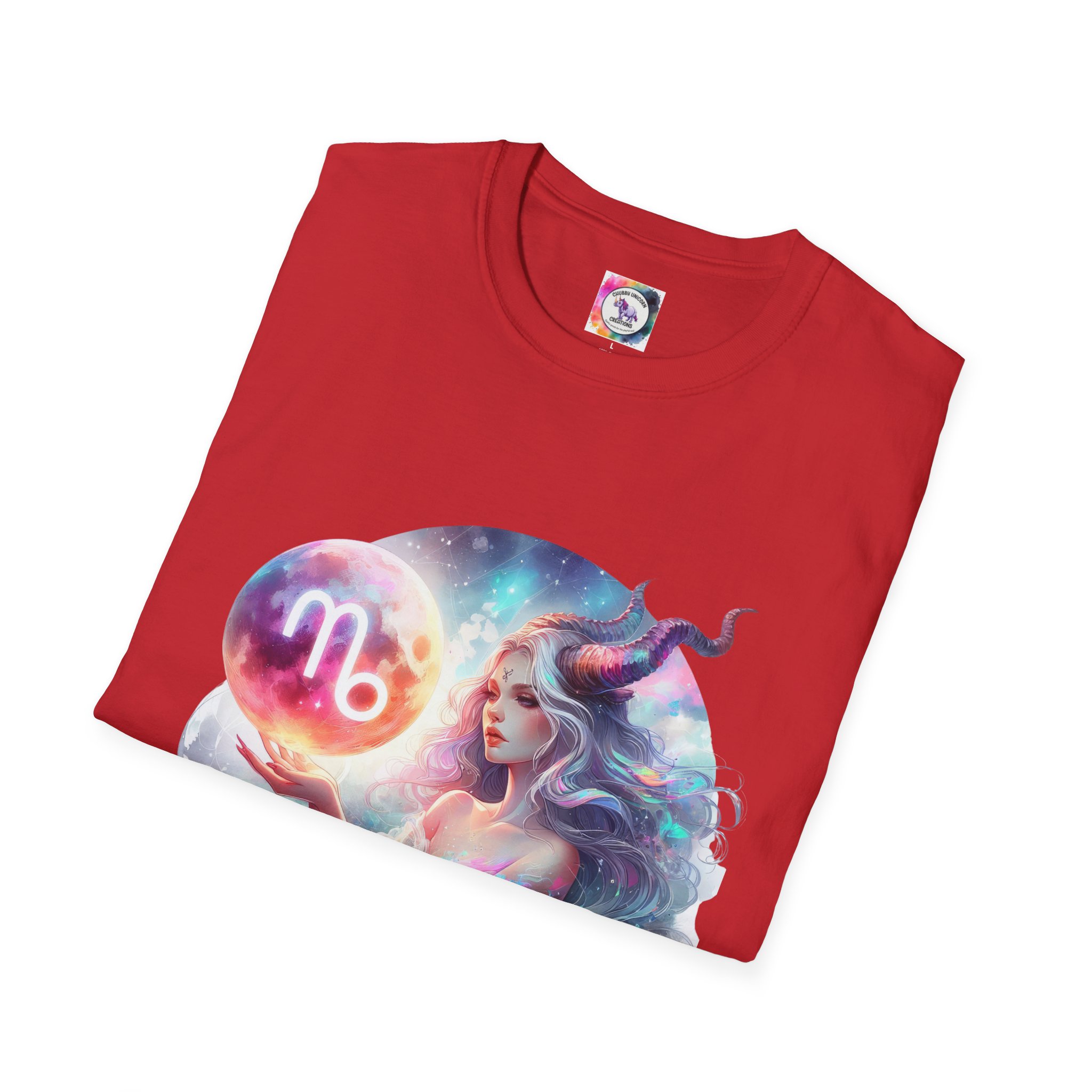 Capricorn Zodiac T-Shirt — Mystical Capricorn Woman Astrology Tee (I’m a Capricorn Woman: My Heart on My Sleeve) - Image 48
