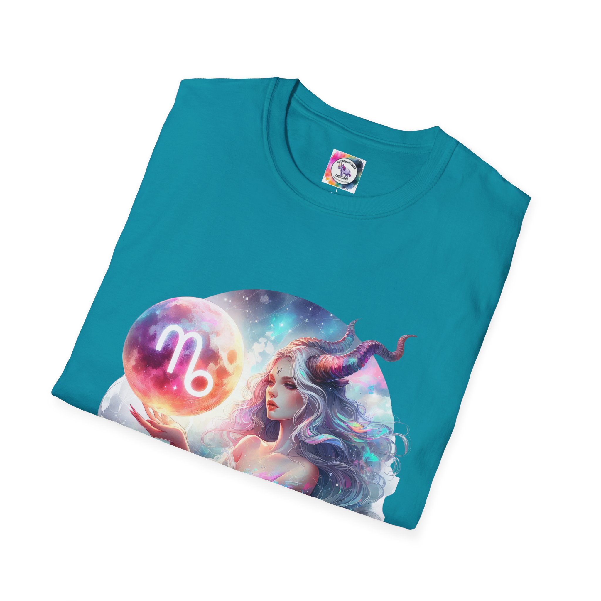 Capricorn Zodiac T-Shirt — Mystical Capricorn Woman Astrology Tee (I’m a Capricorn Woman: My Heart on My Sleeve) - Image 36