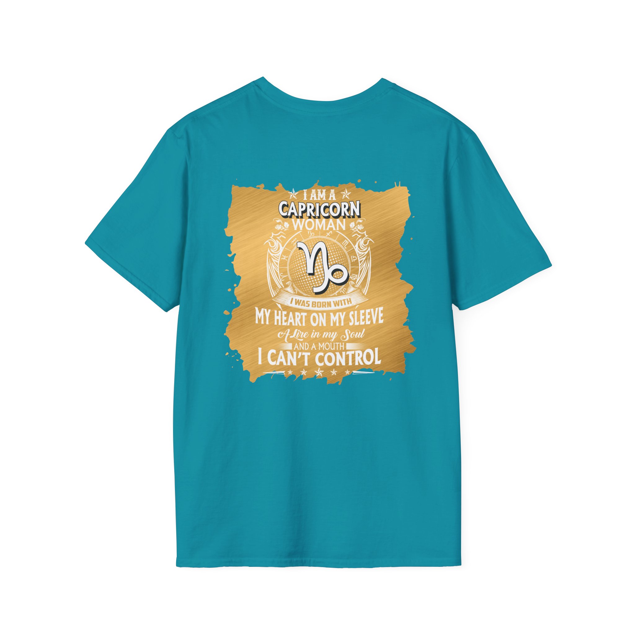 Capricorn Zodiac T-Shirt — Mystical Capricorn Woman Astrology Tee (I’m a Capricorn Woman: My Heart on My Sleeve) - Image 34