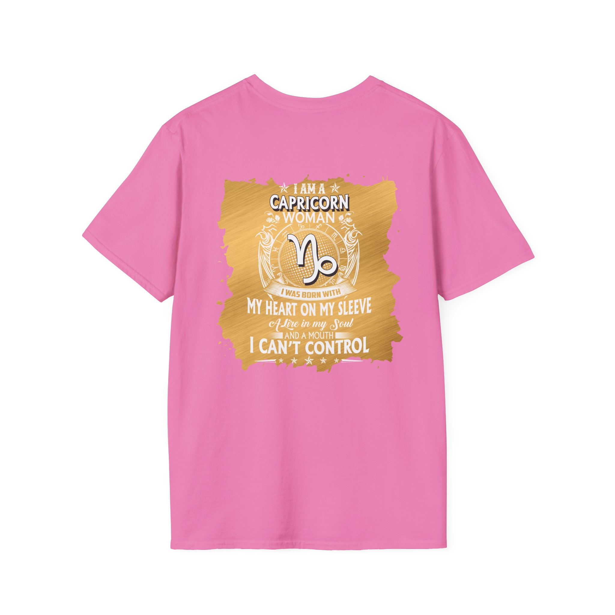 Capricorn Zodiac T-Shirt — Mystical Capricorn Woman Astrology Tee (I’m a Capricorn Woman: My Heart on My Sleeve) - Image 42