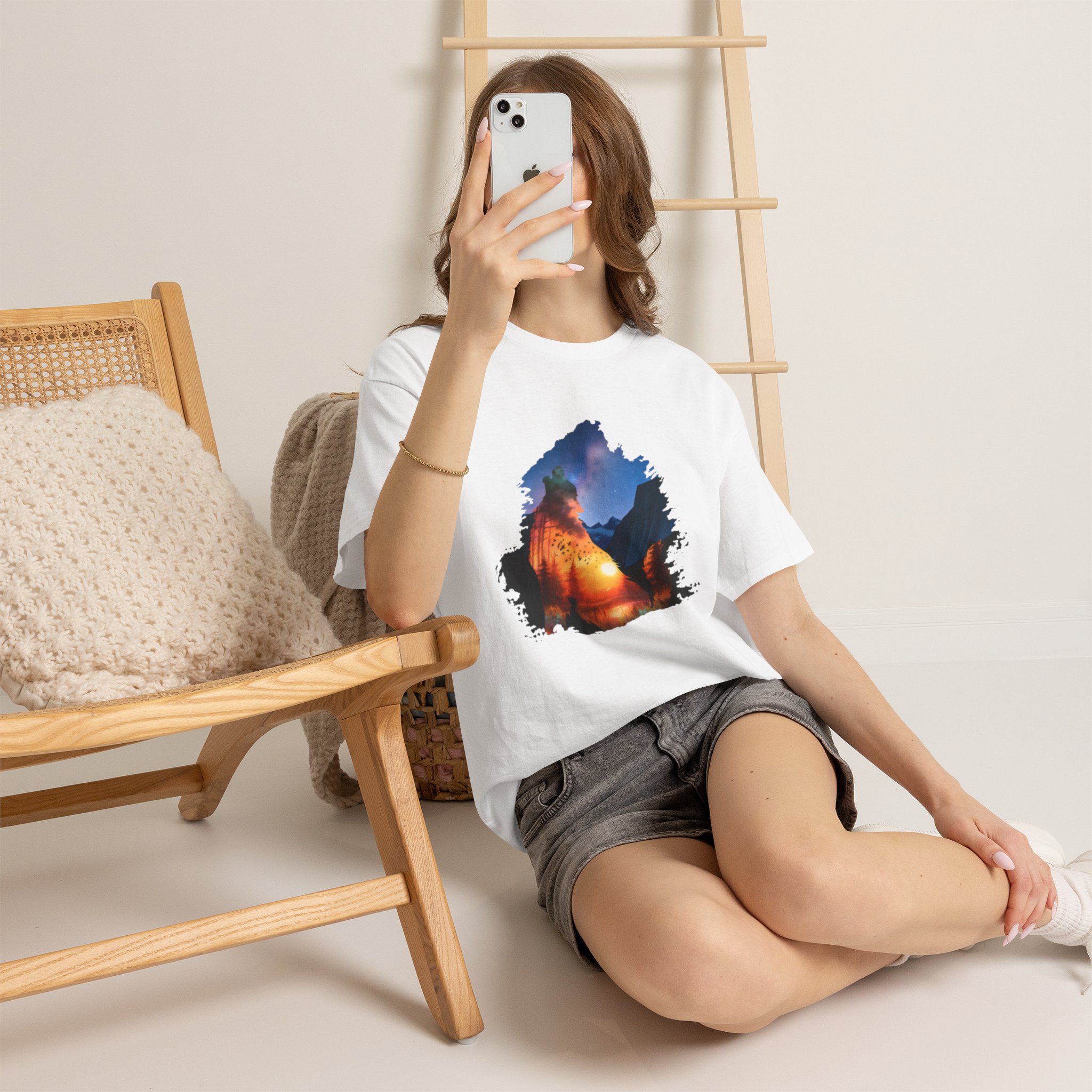 Nature-Inspired Unisex Heavy Cotton Tee, Outdoor Adventure Shirt, Gift for Nature Lovers, Travel T-Shirt, Casual Wear, Hiking Apparel
