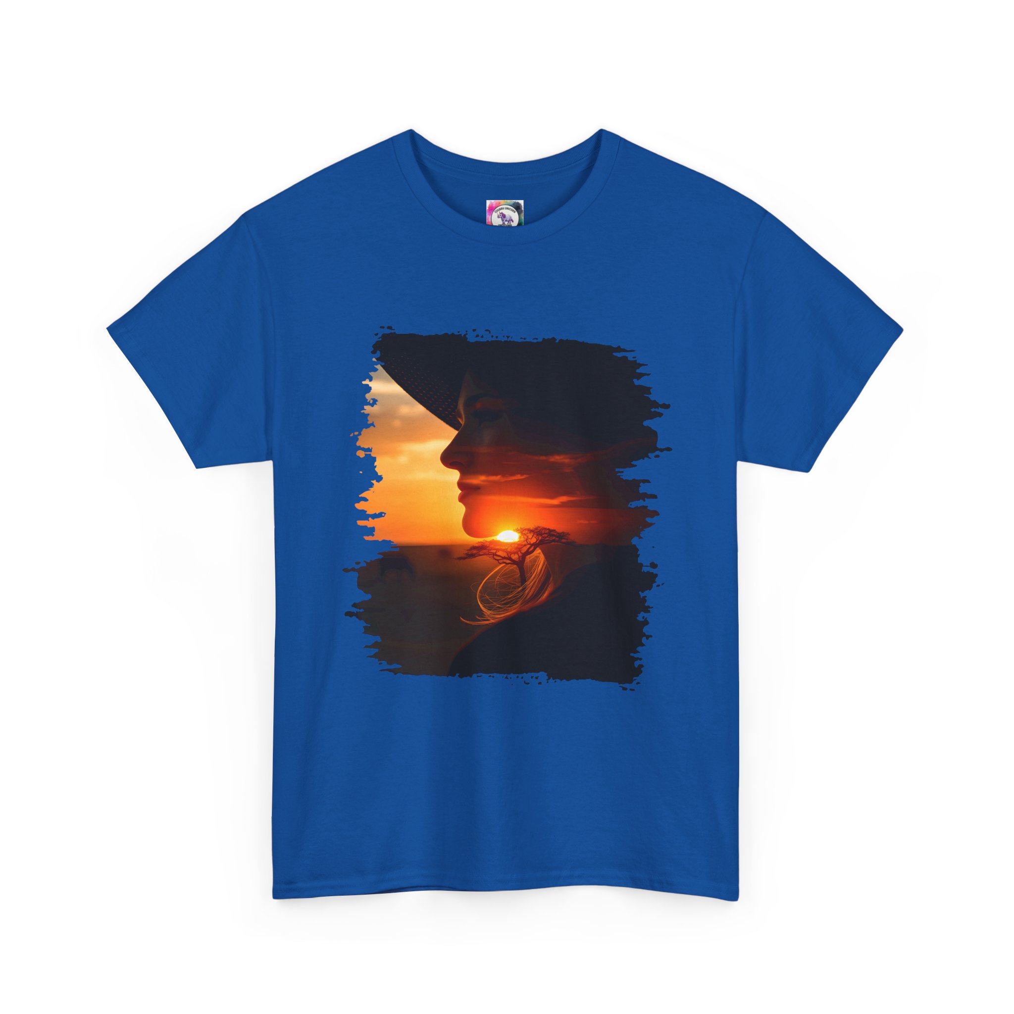 Sunset Savannah Silhouette T-Shirt - Image 35