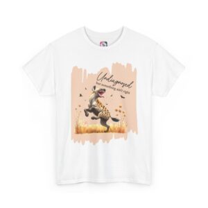 Unisex Heavy Cotton Tee - Playful Animal Design, Perfect for Everyday Wear, Gifts, Nature Lovers, Casual Outings