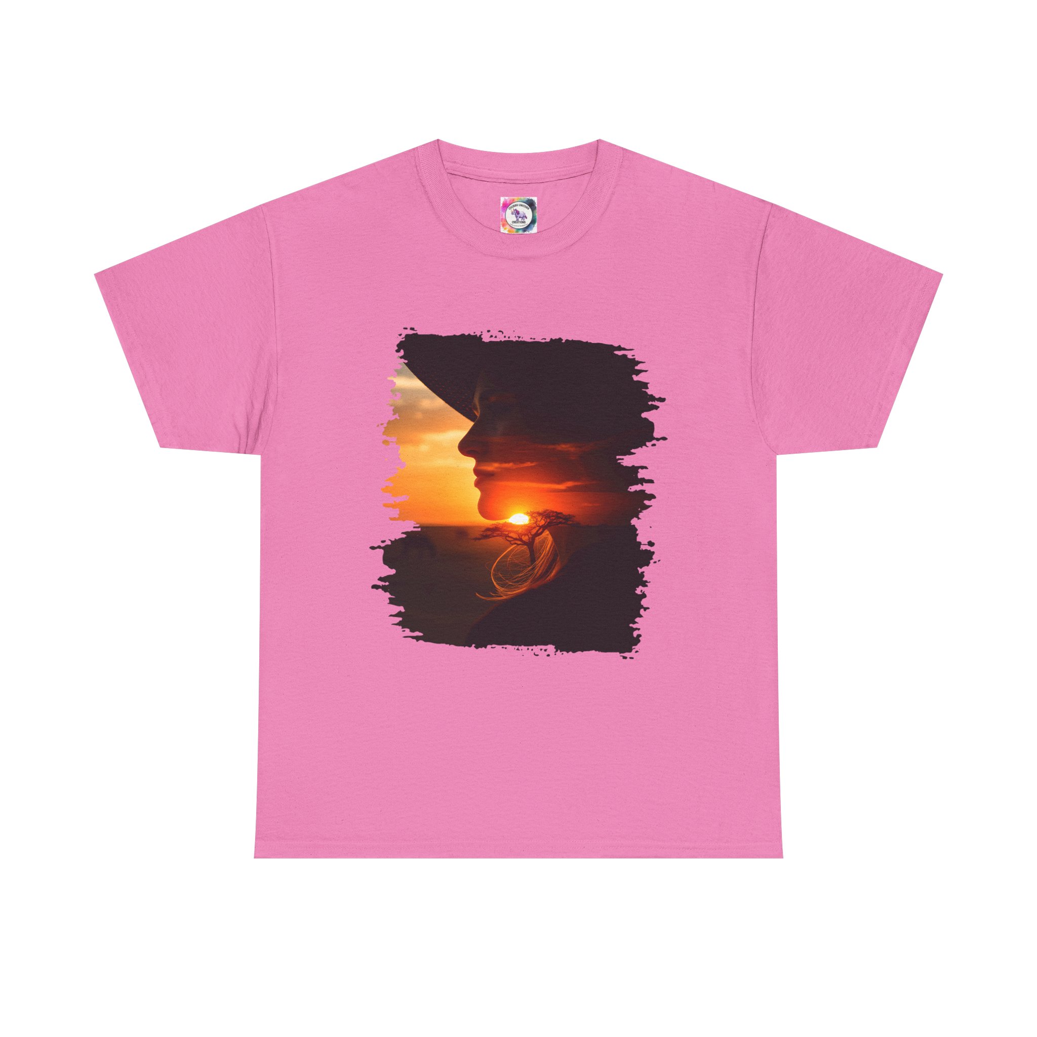 Sunset Savannah Silhouette T-Shirt - Image 41