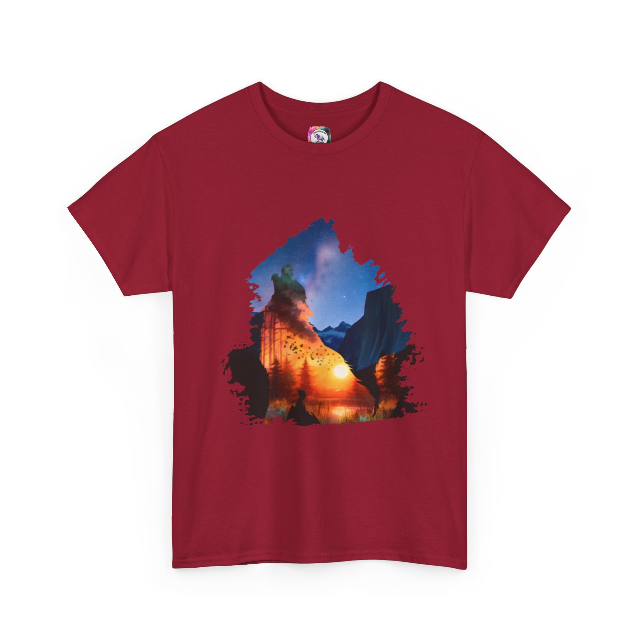 Nature-Inspired Unisex Heavy Cotton Tee, Outdoor Adventure Shirt, Gift for Nature Lovers, Travel T-Shirt, Casual Wear, Hiking Apparel - Image 13