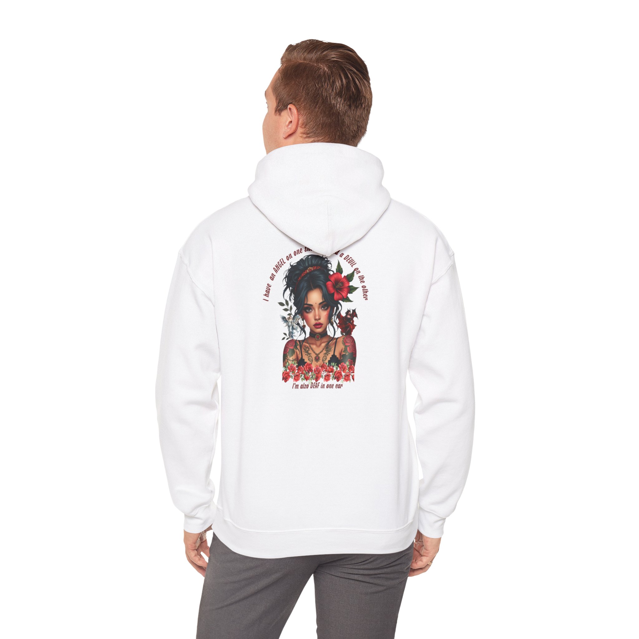 Bohemian Tattoo-Inspired Hoodie, Cozy Sweatshirt for Art Lovers, Casual Fall Outfit, Perfect Gift for Her, Unique Streetwear - Image 10