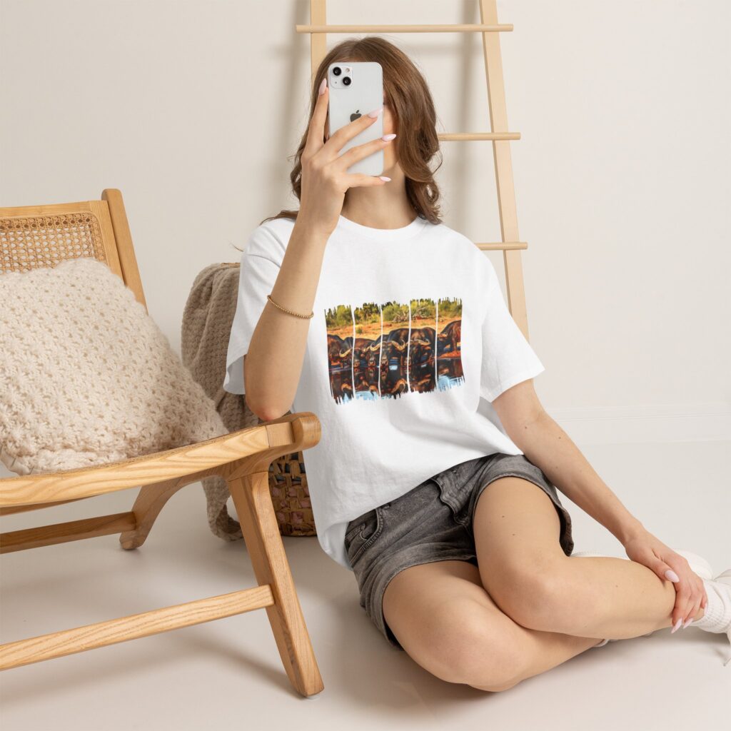 Buffalo Herd Graphic Tee — Vintage Wilderness Bison T-Shirt