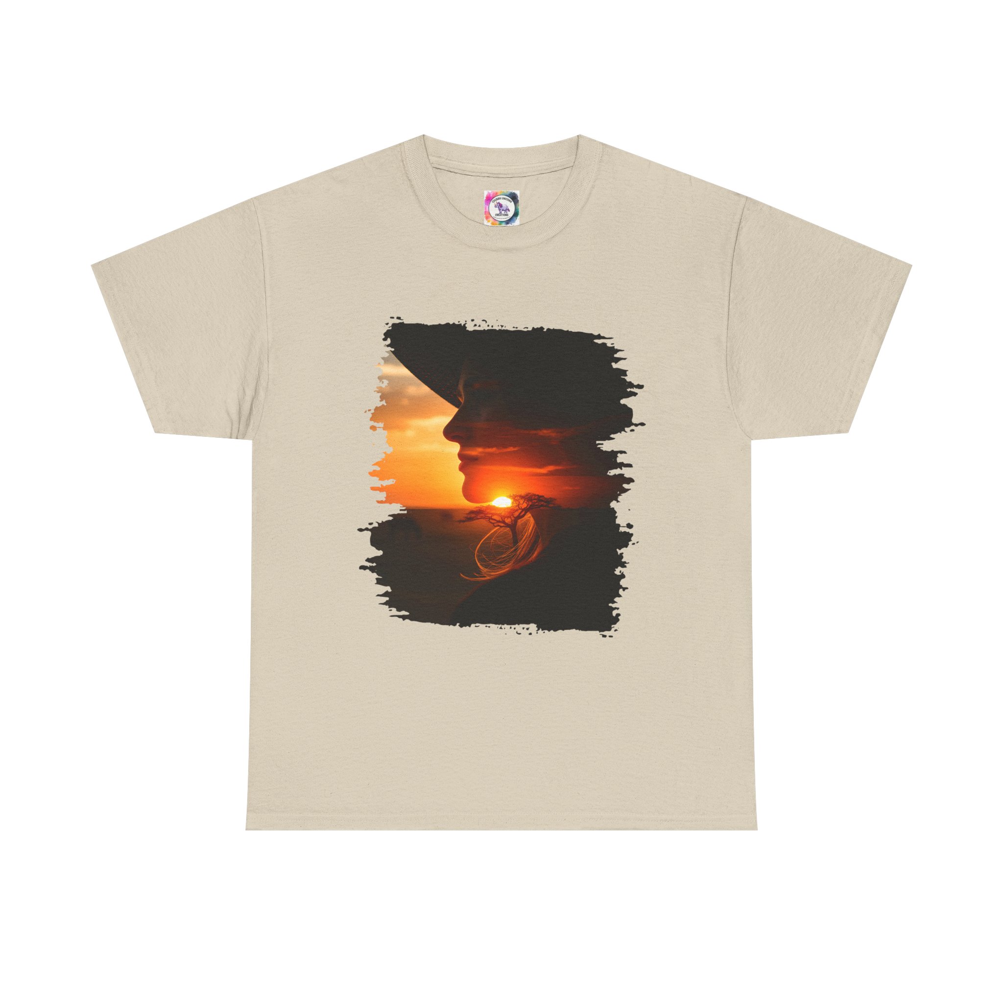 Sunset Savannah Silhouette T-Shirt - Image 17