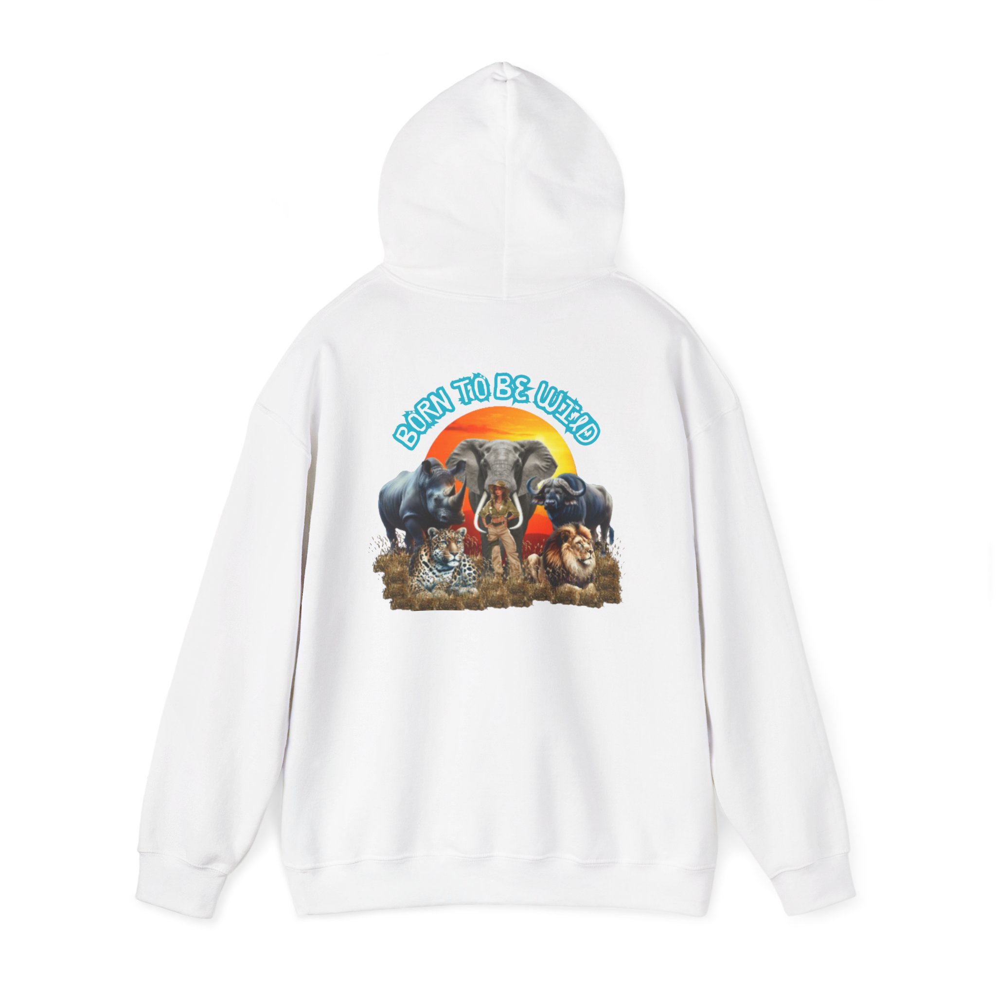 Elephant Lover's Heavy Blend Hoodie, Unisex Sweatshirt, Gift for Animal Lovers, Cozy Apparel, Nature Lover's Fashion, Birthday Gift - Image 8