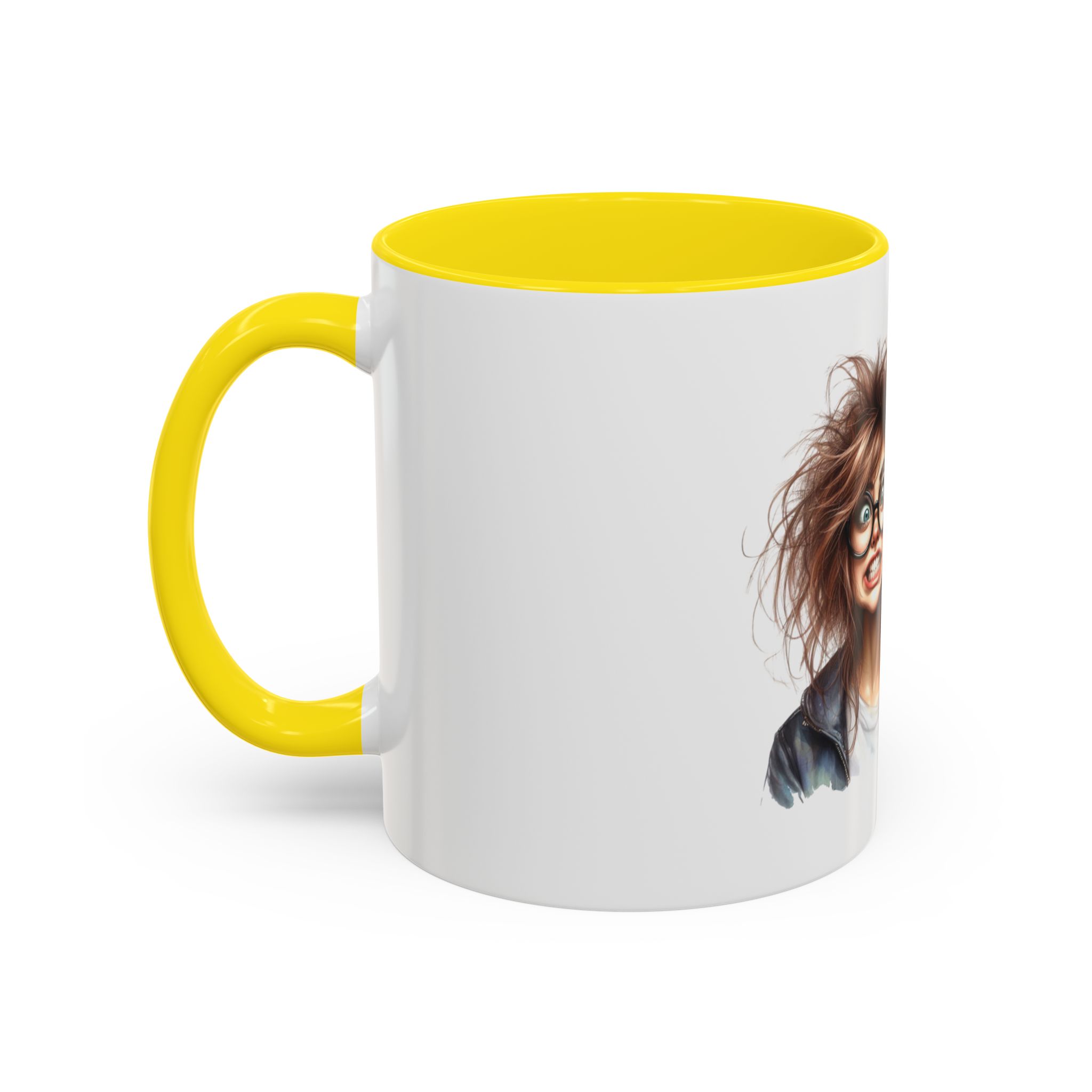 Funny Stressed Girl Accent Coffee Mug — Quirky Office Gift for Coffee Lovers - Image 47