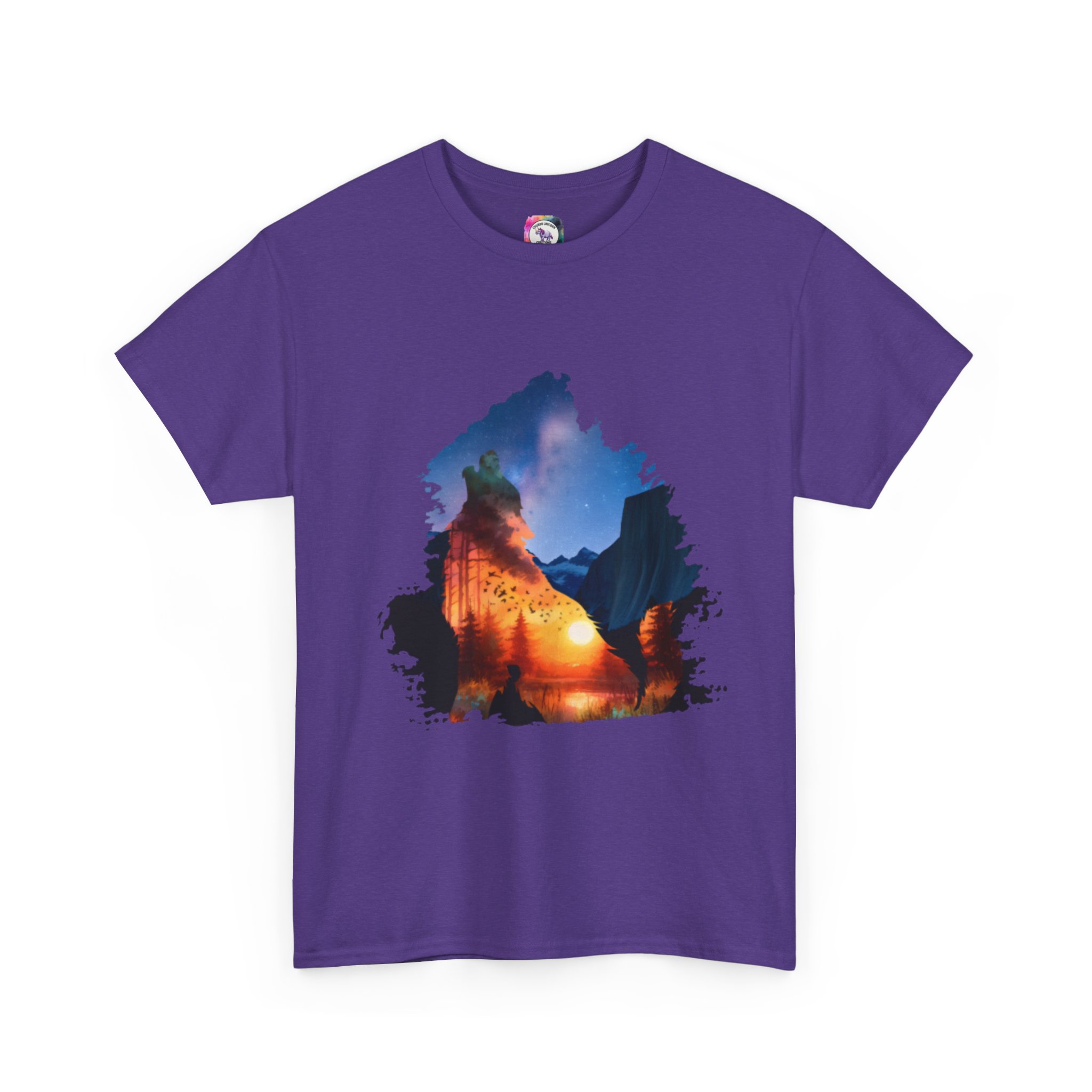 Nature-Inspired Unisex Heavy Cotton Tee, Outdoor Adventure Shirt, Gift for Nature Lovers, Travel T-Shirt, Casual Wear, Hiking Apparel - Image 11