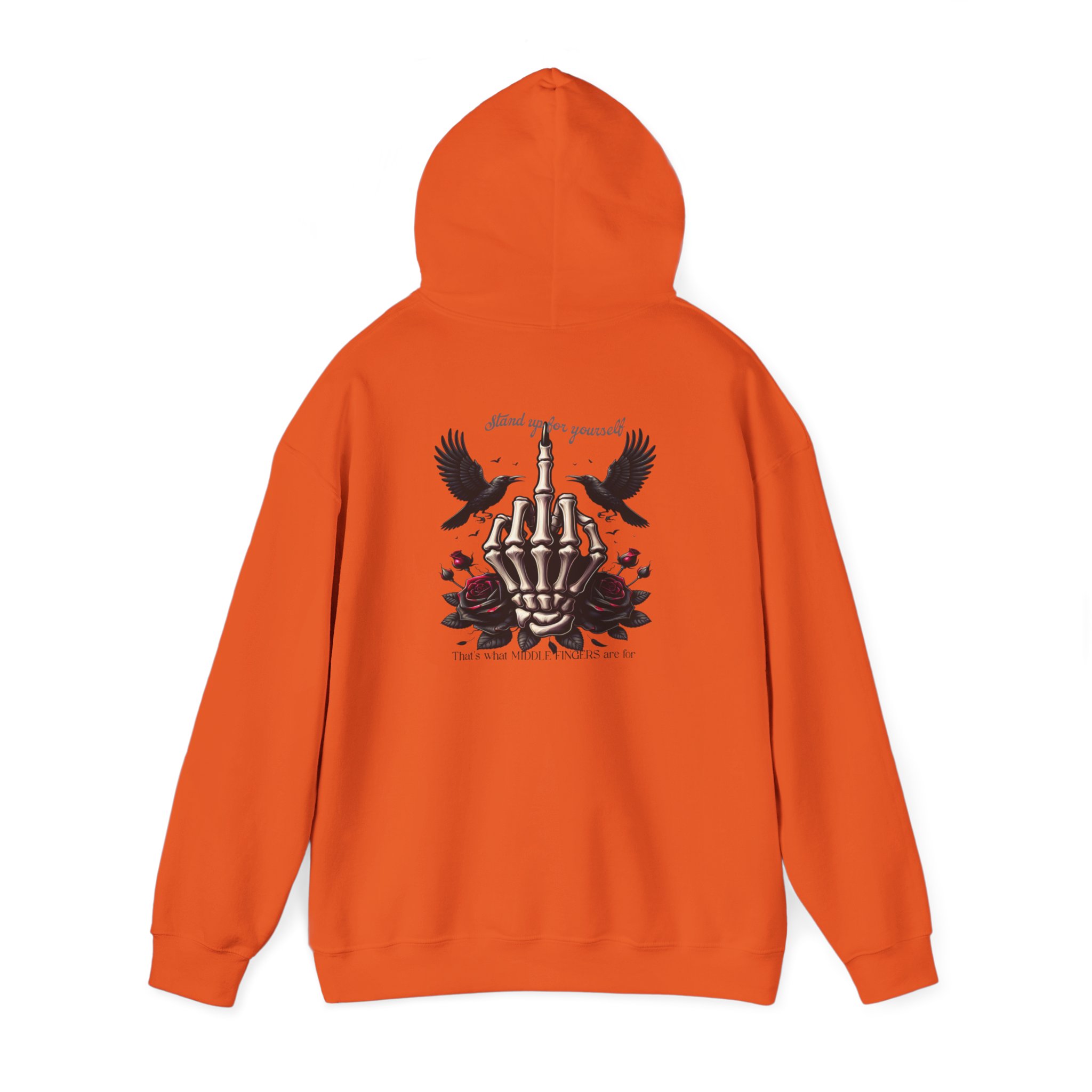 Gothic Skeleton Hoodie, Unisex Heavy Blend™ Sweatshirt for Halloween, Casual Wear, Gothic Fashion, Unique Gift, Streetwear - Image 11