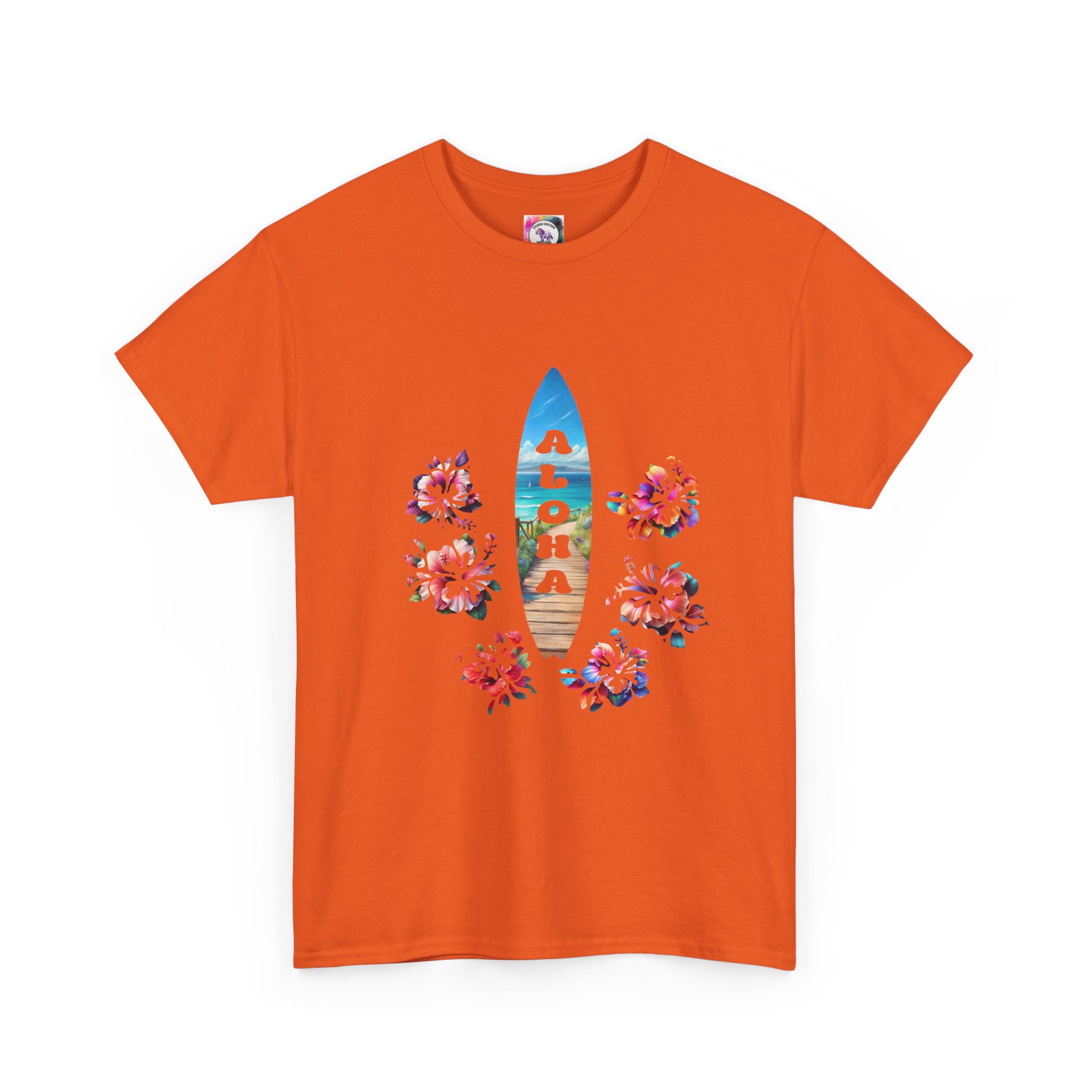 Aloha Surfboard Tee — Hawaiian Floral Beach T-Shirt - Image 27