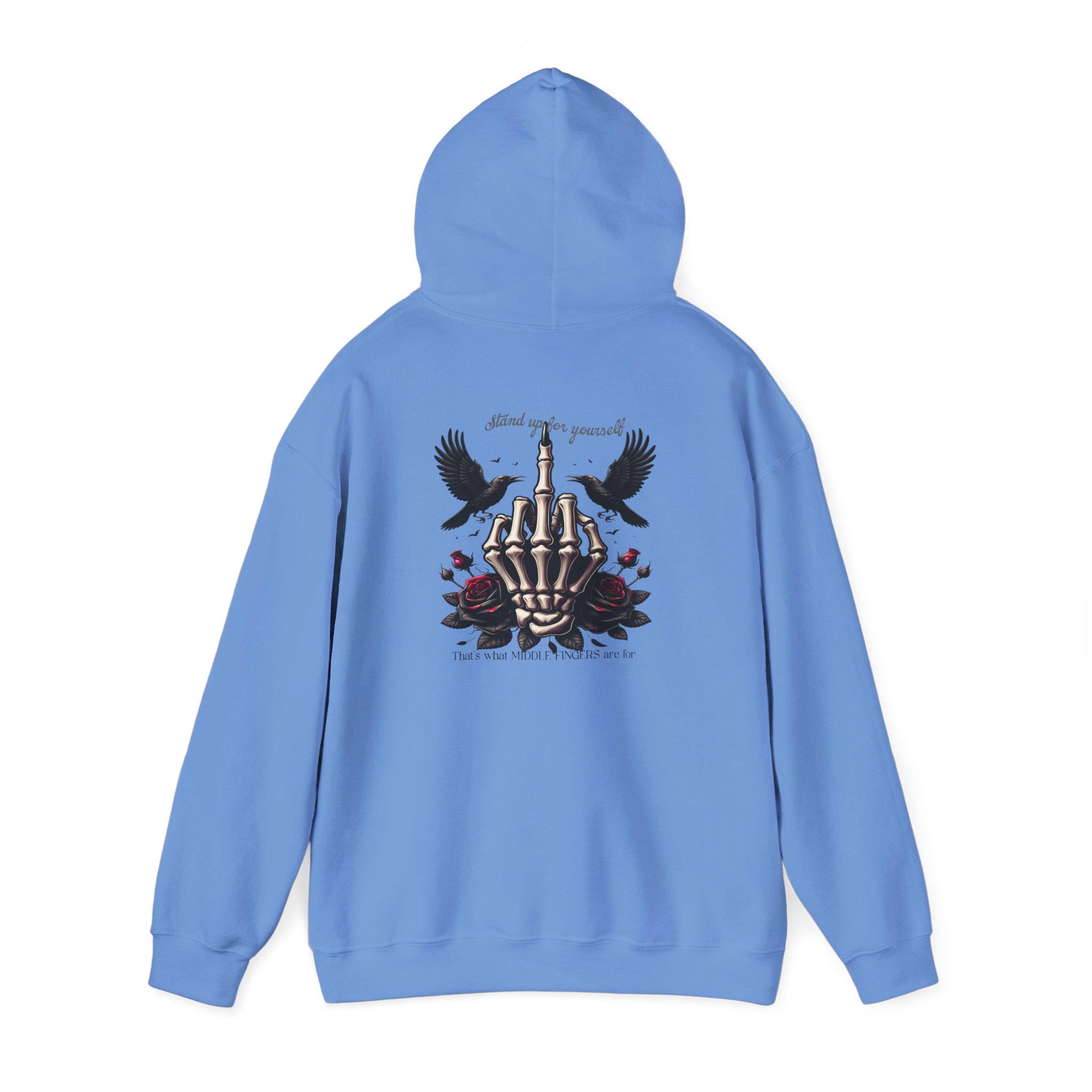 Gothic Skeleton Hoodie, Unisex Heavy Blend™ Sweatshirt for Halloween, Casual Wear, Gothic Fashion, Unique Gift, Streetwear - Image 15