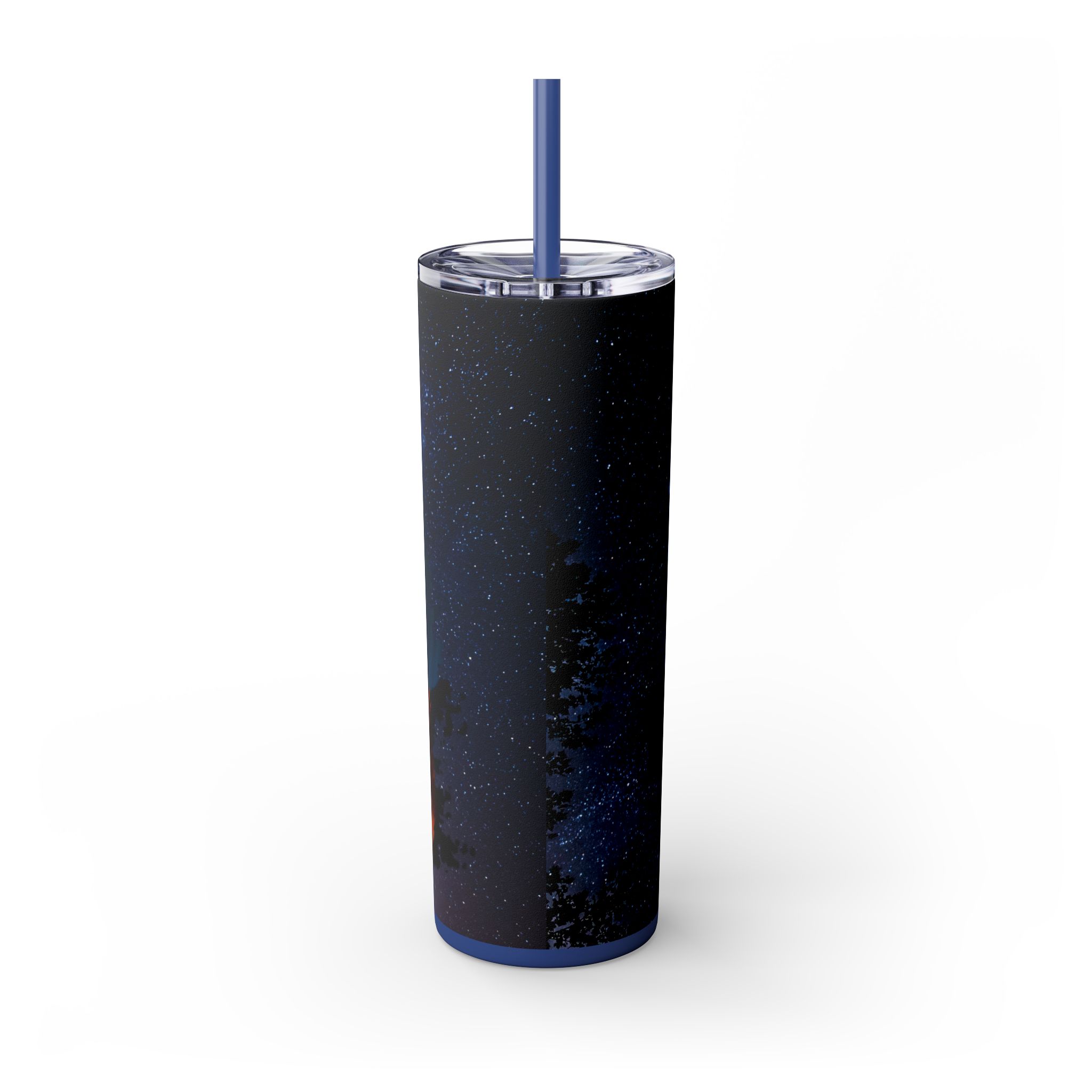 20oz Skinny Tumbler with Straw - Inspirational Travel Scene, Eco-Friendly Drinkware, Adventure Mug, Outdoor Gift, Unique Party Favor - Image 63
