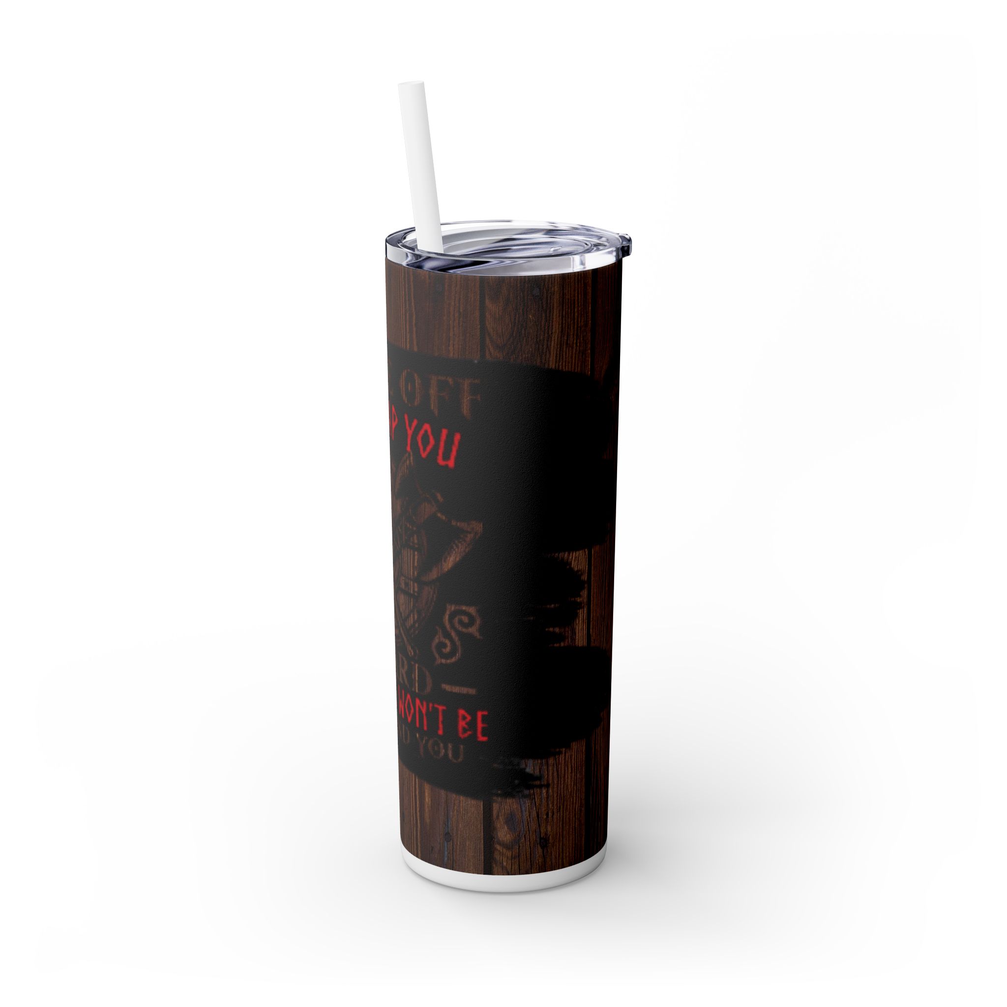 Funny Skinny Tumbler, 20oz | Quirky Drinkware for Coffee Lovers, Gifts for Friends, Funny Kitchen Accessories, Humor for Home - Image 5