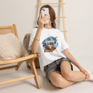 Clean Beaver Unisex Cotton Tee, Funny Animal Shirt, Nature Lover Gift, Casual Wear, Environmental Awareness Apparel