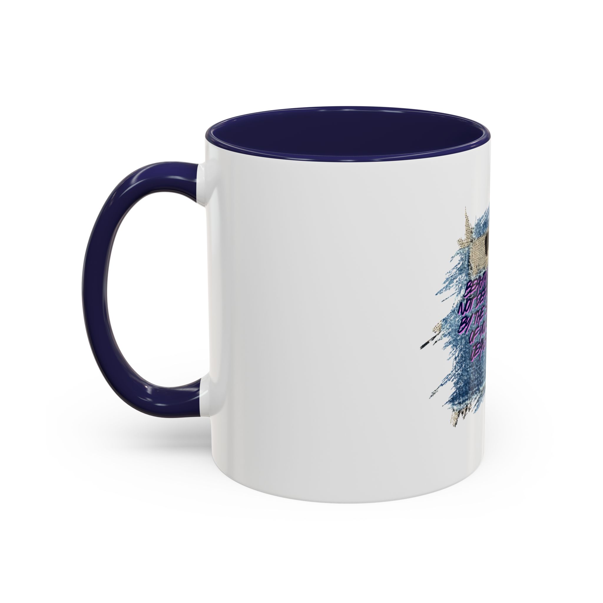 Vintage Pin-Up Coffee Mug — "Beauty is Not Defined by the Size of Your Jeans" Accent Mug - Image 7