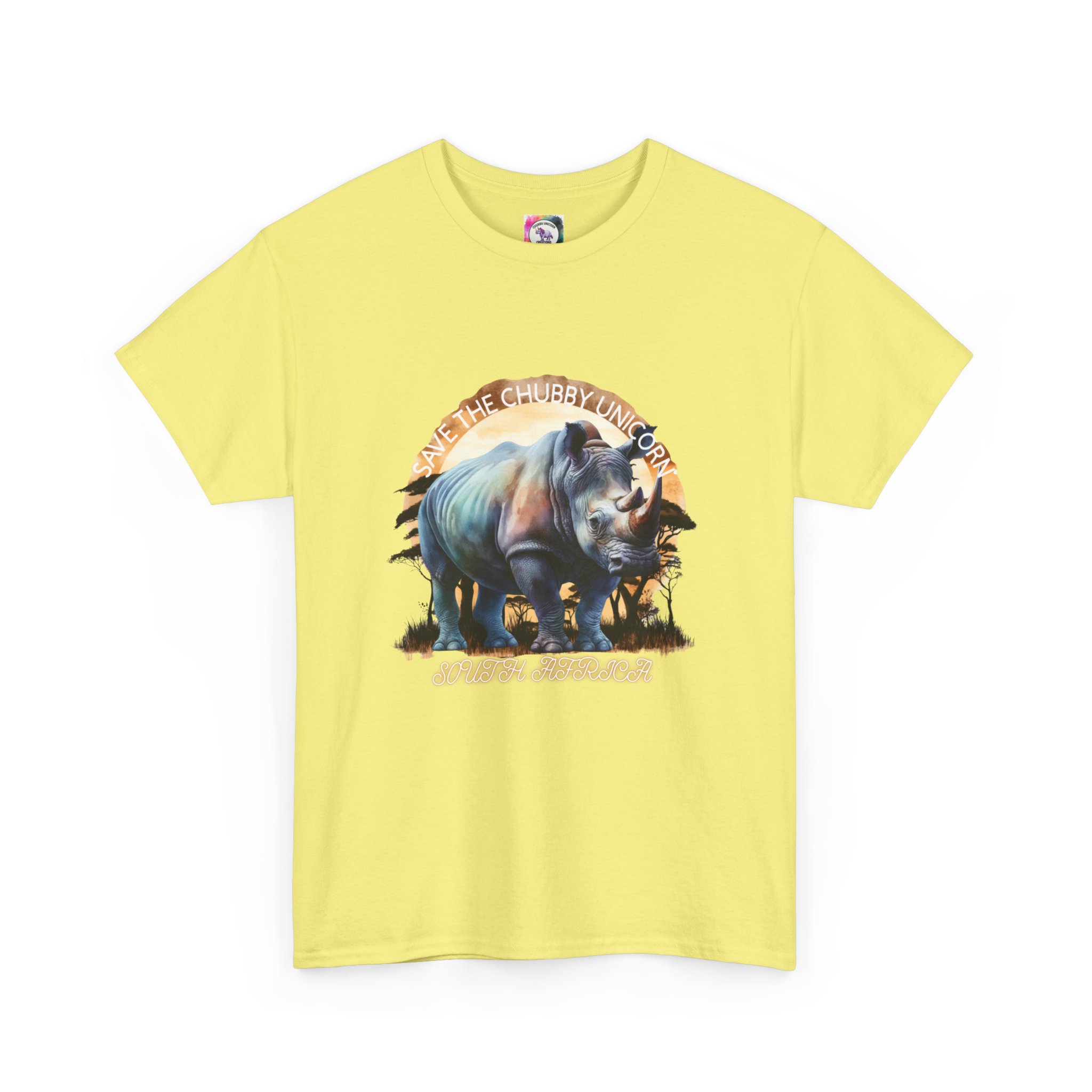 Vintage Rhino Graphic Tee | Comfortable Unisex Heavy Cotton Shirt | Animal Lover Gift | Eco-Friendly Fashion | Nature-Inspired Apparel - Image 28